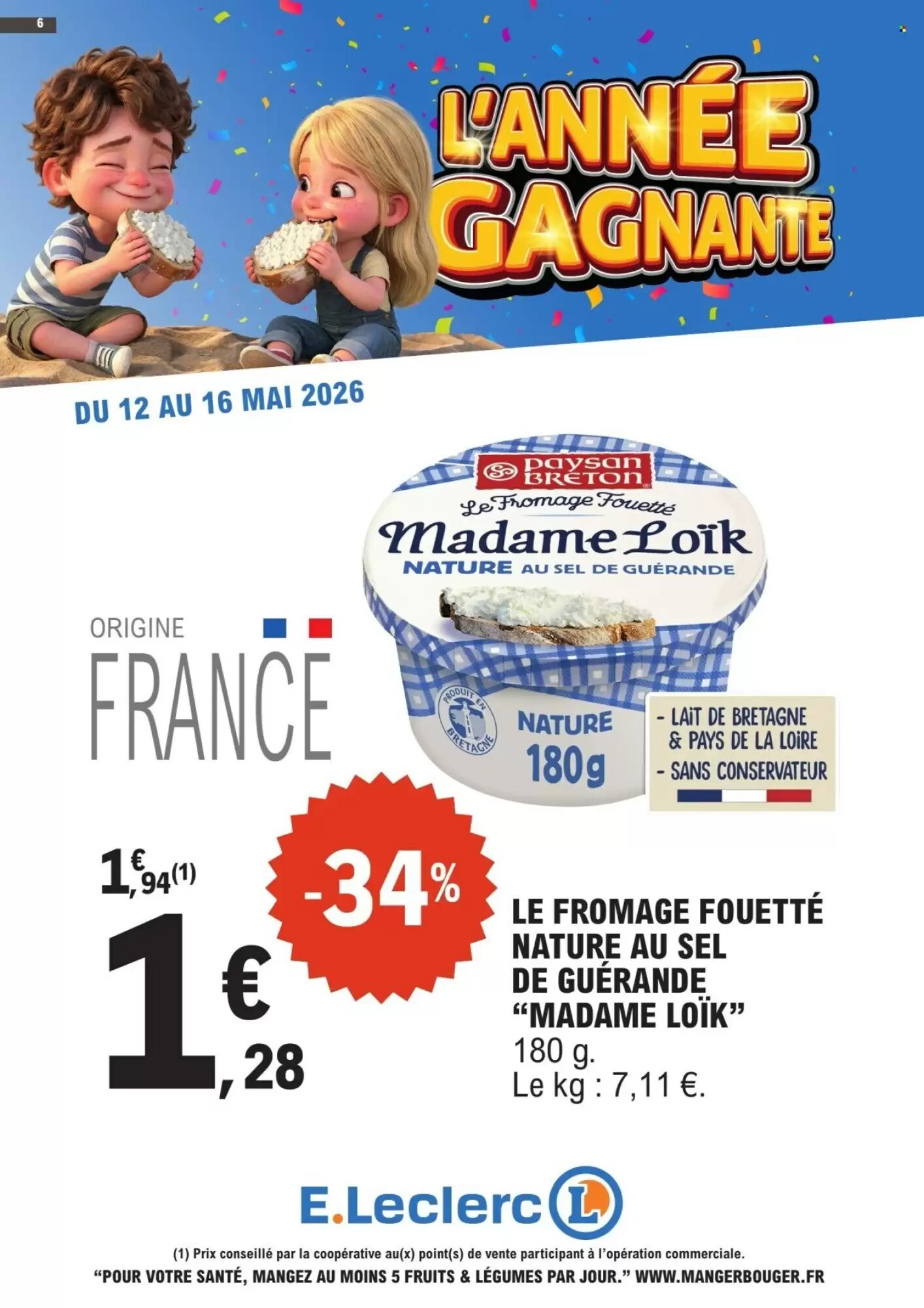 Prospectus promotionnel E.Leclerc valable à partir du 12/05/2026 - Page 6.