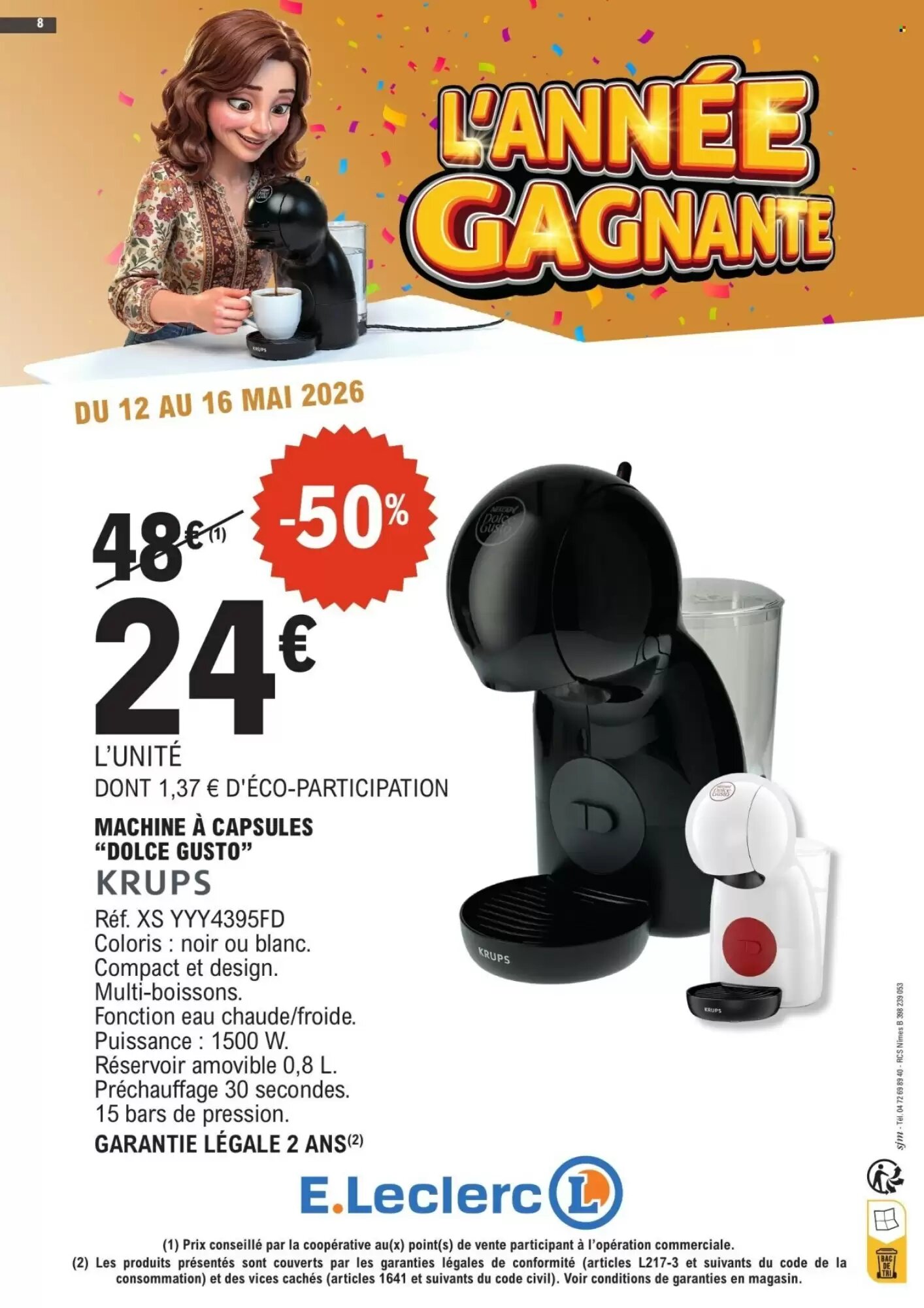 Prospectus promotionnel E.Leclerc valable à partir du 12/05/2026 - Page 8.