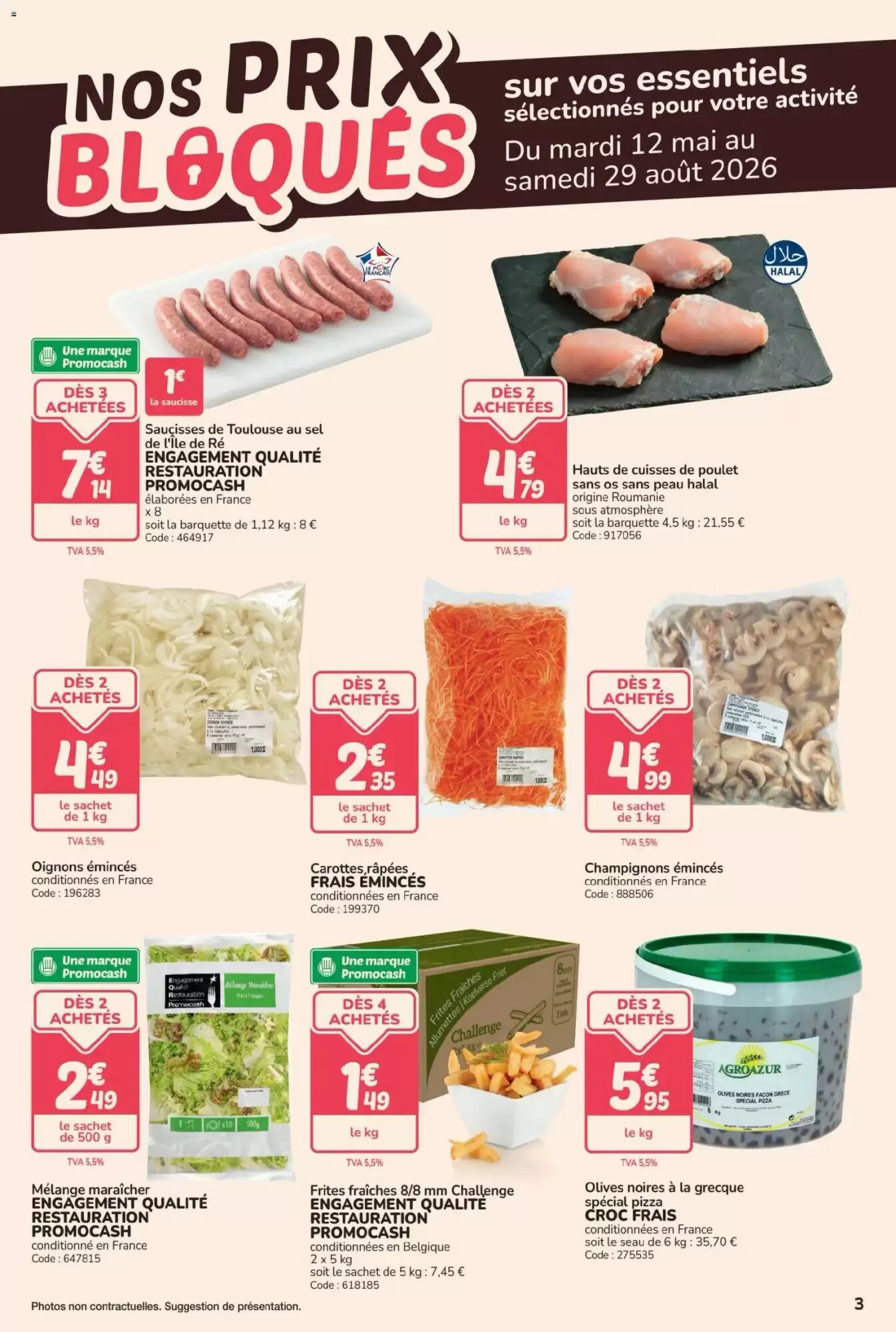 Prospectus promotionnel Promocash valable à partir du 12/05/2026 - Page 3.