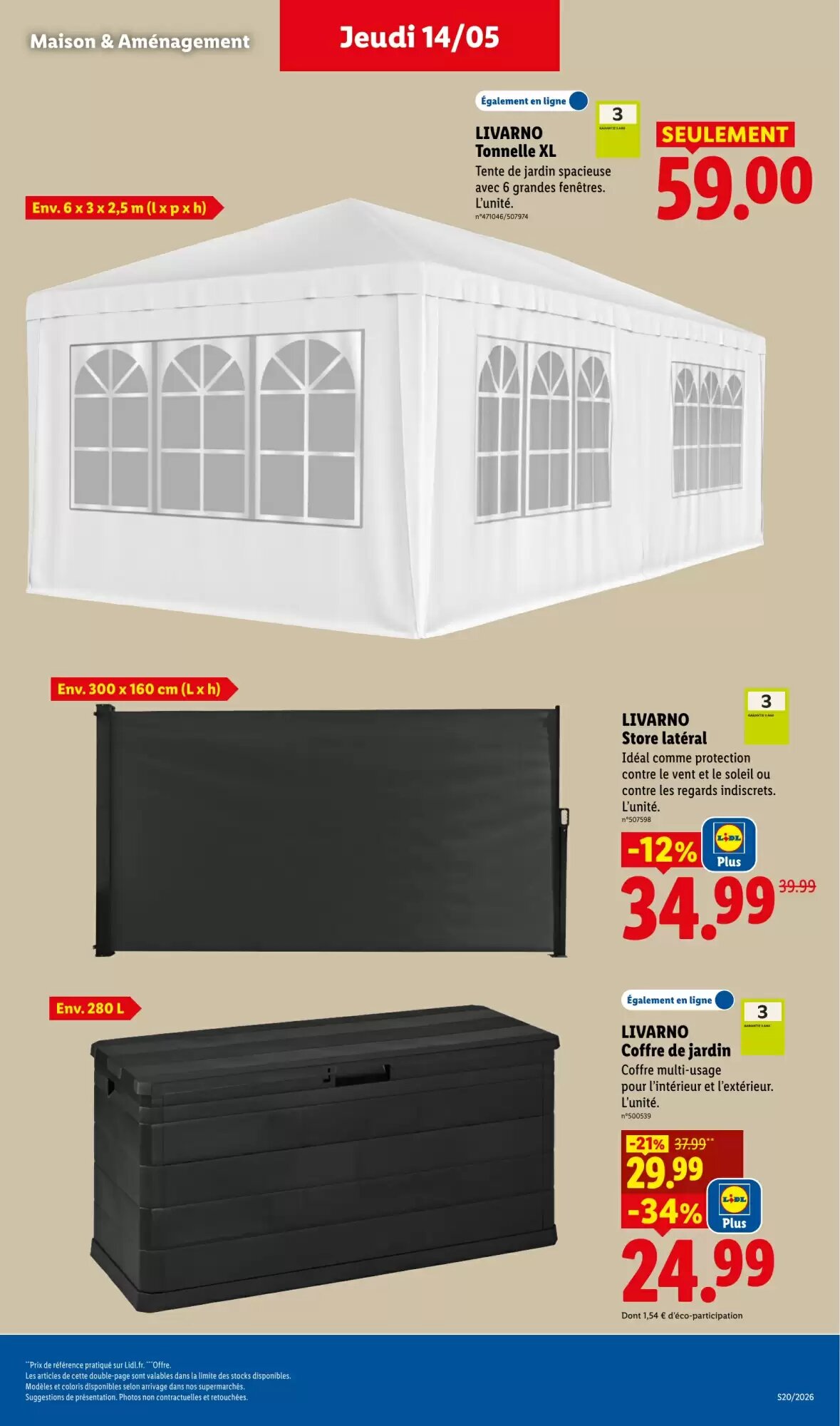 Prospectus promotionnel Lidl valable à partir du 14/05/2026 - Page 29.
