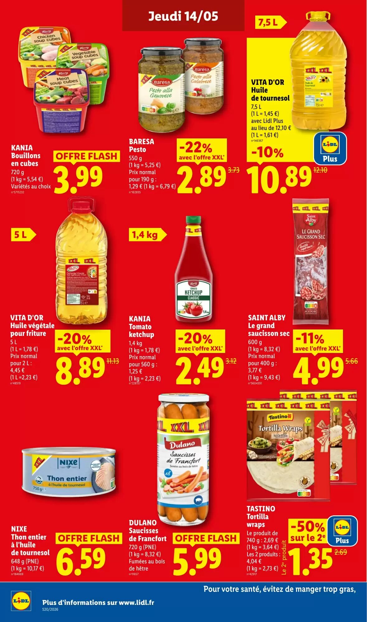 Prospectus promotionnel Lidl valable à partir du 14/05/2026 - Page 18.
