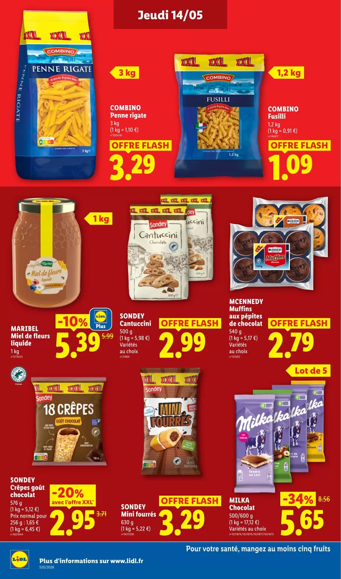 Prospectus promotionnel Lidl valable à partir du 14/05/2026 - Page 20.