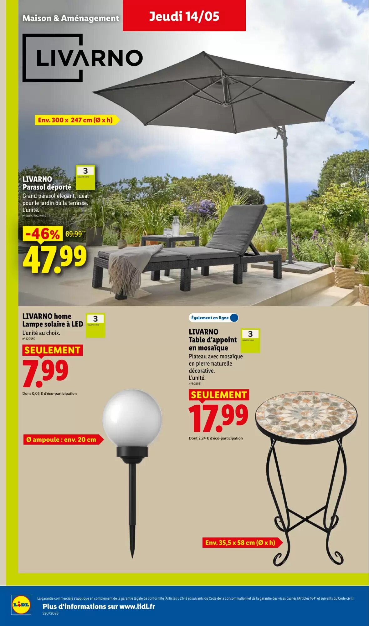 Prospectus promotionnel Lidl valable à partir du 14/05/2026 - Page 28.