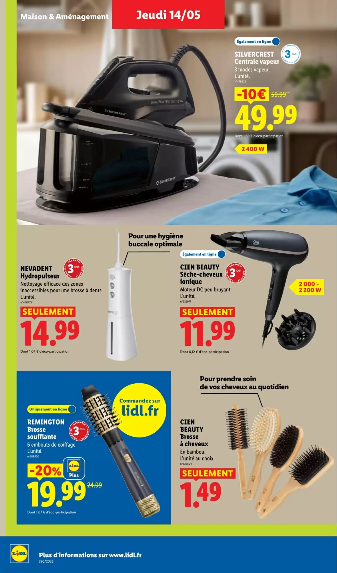Prospectus promotionnel Lidl valable à partir du 14/05/2026 - Page 32.