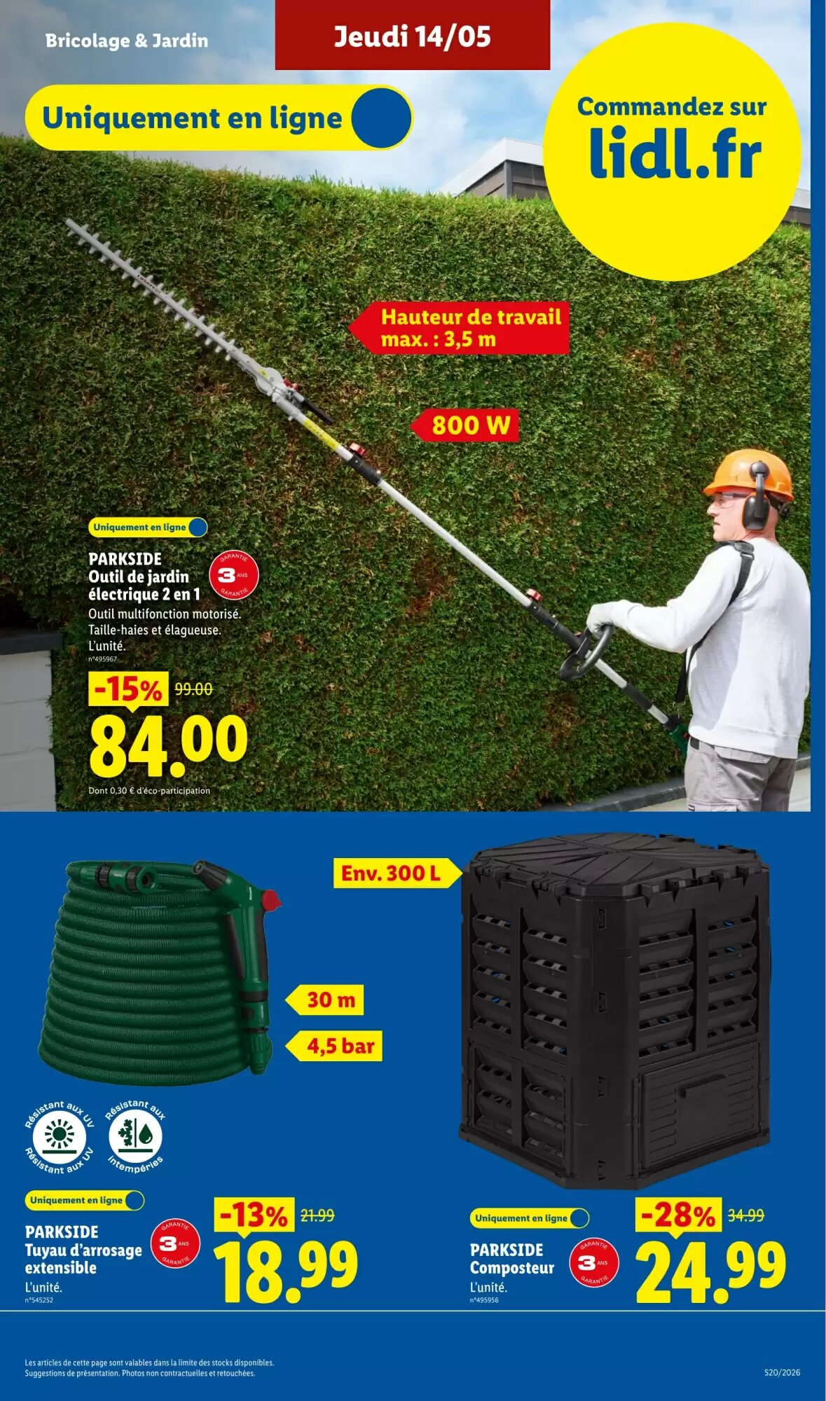Prospectus promotionnel Lidl valable à partir du 14/05/2026 - Page 39.