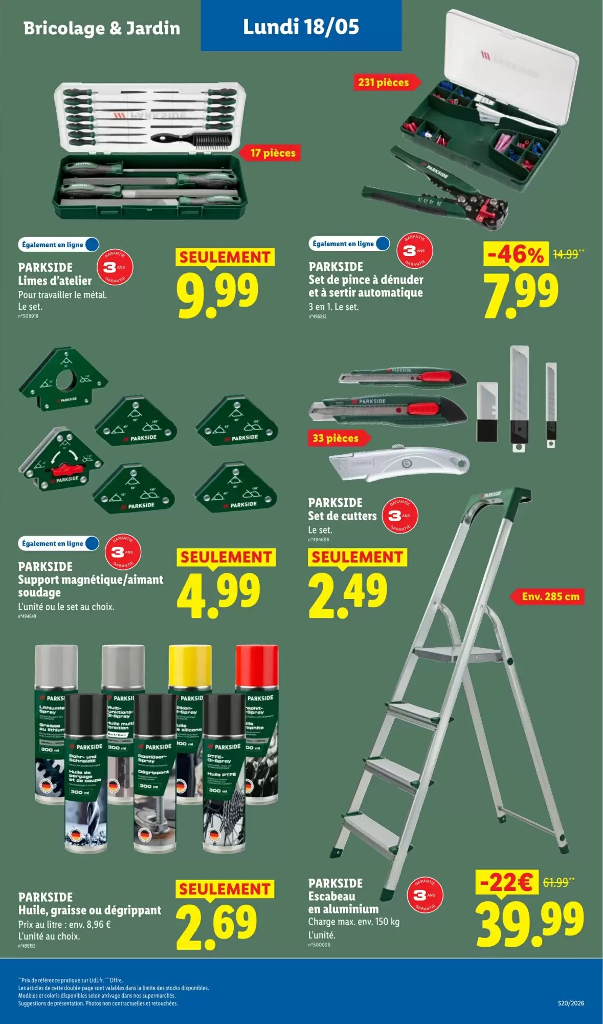 Prospectus promotionnel Lidl valable à partir du 14/05/2026 - Page 45.