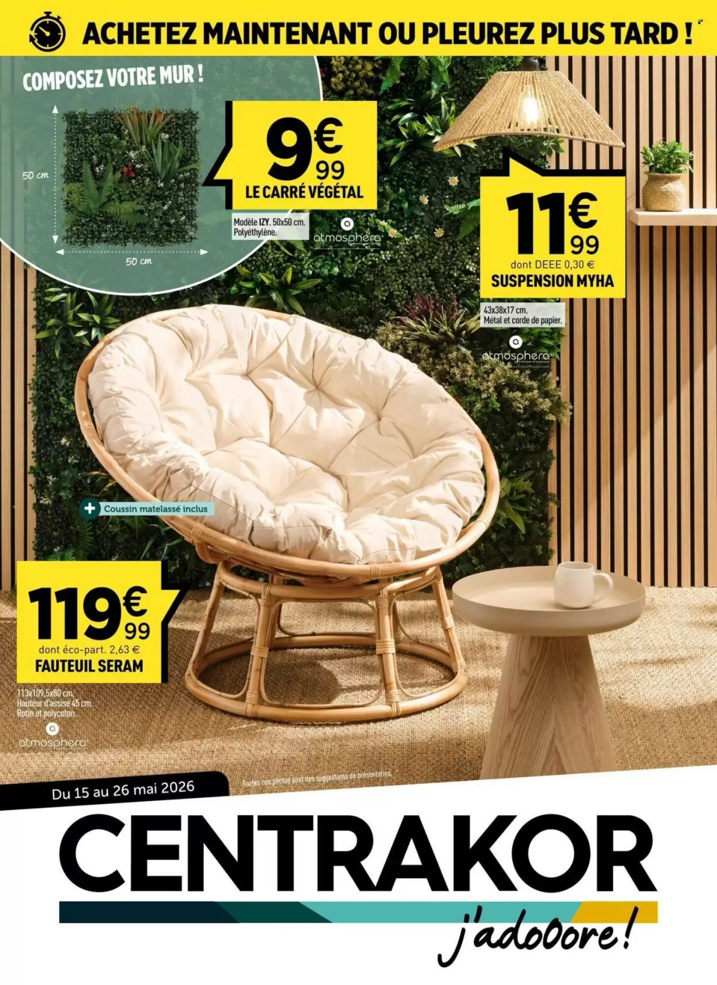 Prospectus promotionnel Centrakor valable à partir du 15/05/2026 - Page 1.