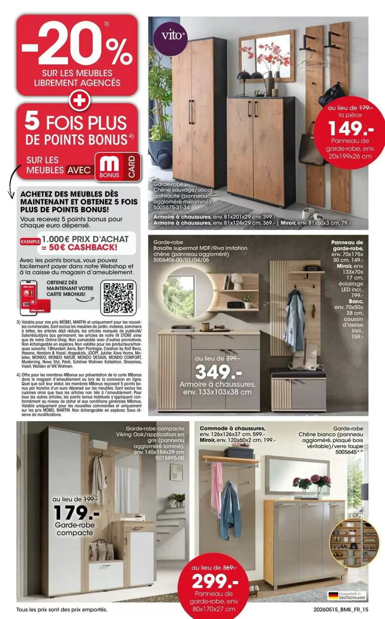Prospectus promotionnel Möbel Martin valable à partir du 15/05/2026 - Page 15.