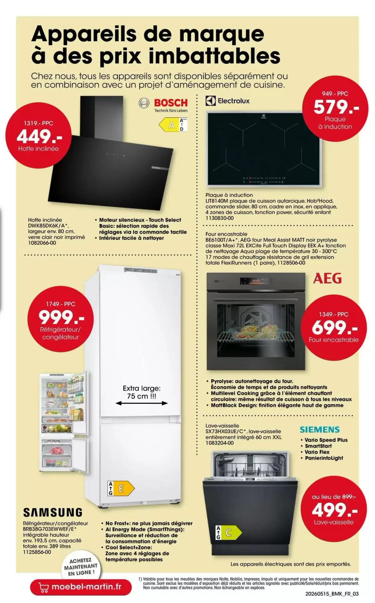 Prospectus promotionnel Möbel Martin valable à partir du 15/05/2026 - Page 3.