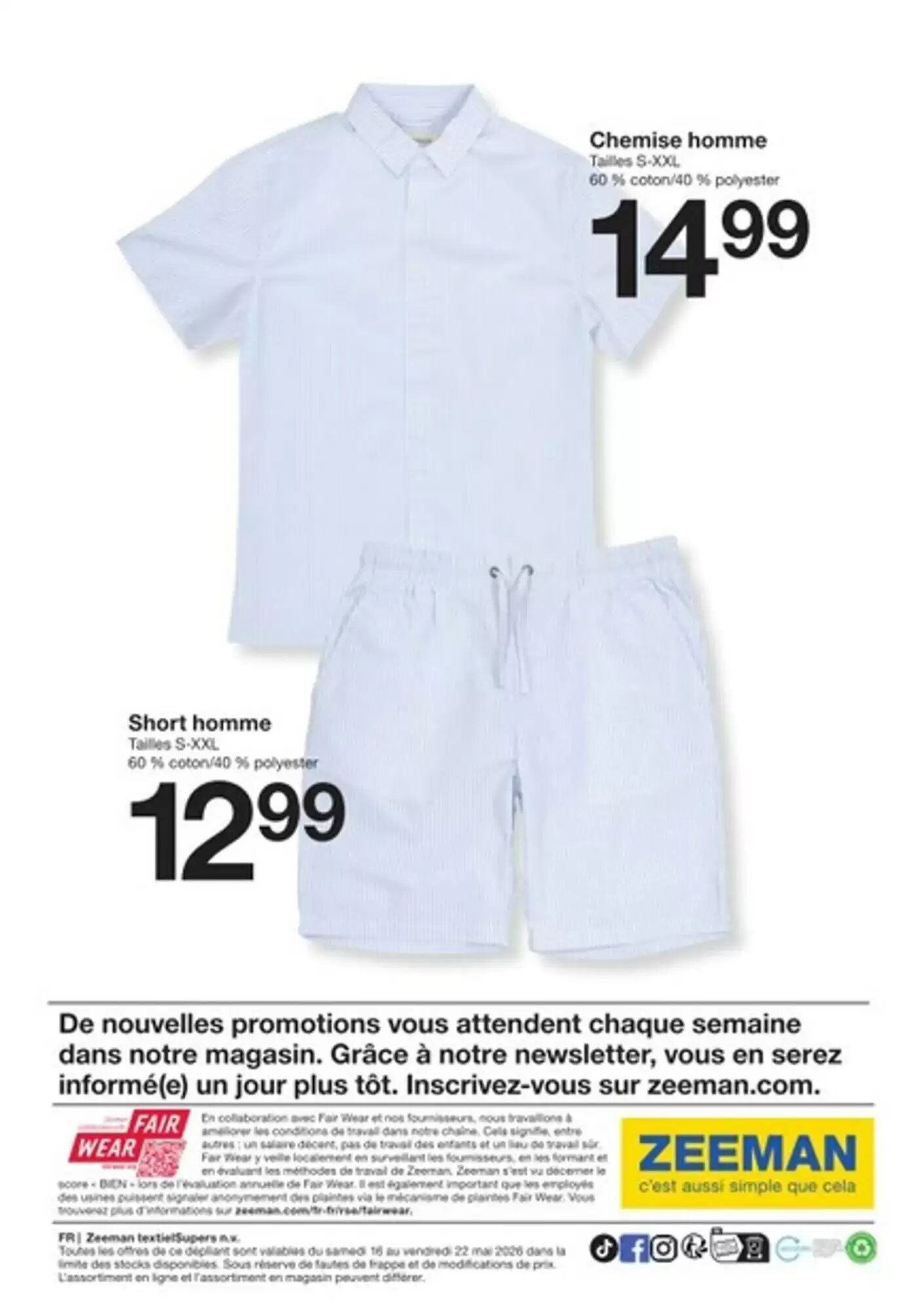 Prospectus promotionnel Zeeman valable à partir du 16/05/2026 - Page 14.