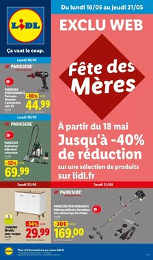 Prospectus promotionnel Lidl valable à partir du 18/05/2026