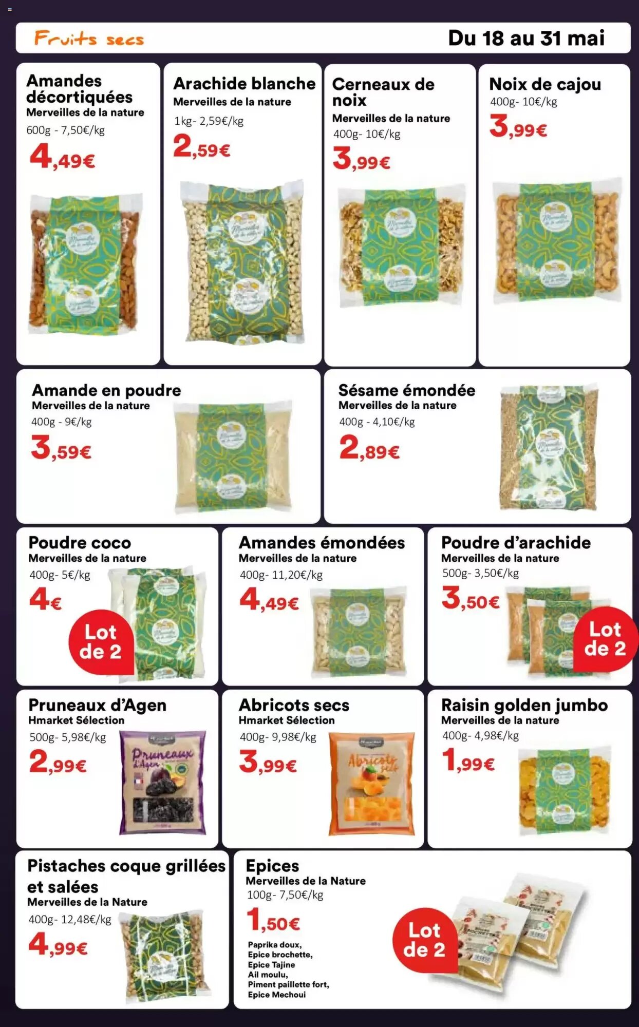 Prospectus promotionnel Hmarket valable à partir du 18/05/2026 - Page 5.