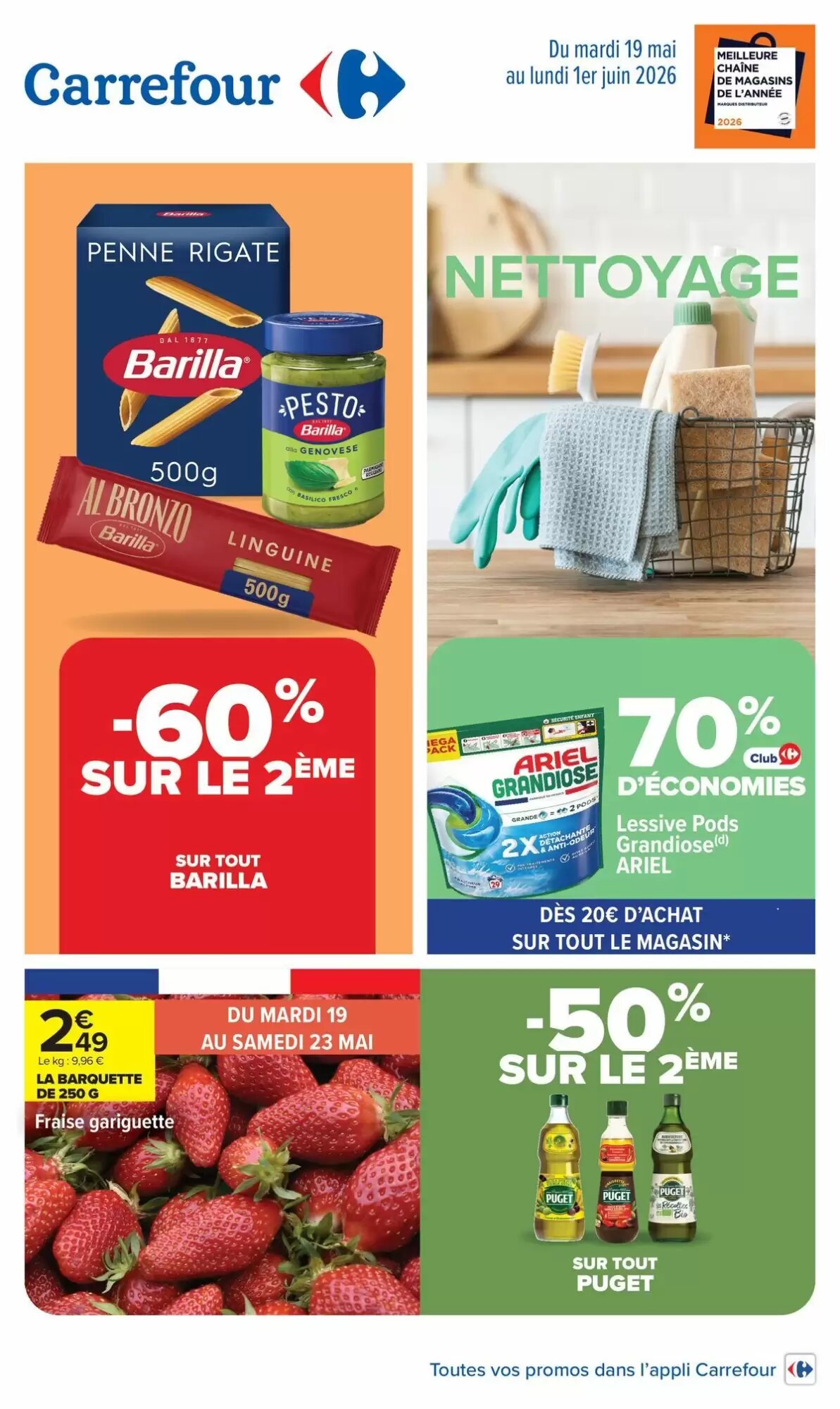 Prospectus promotionnel Carrefour valable à partir du 19/05/2026 - Page 1.
