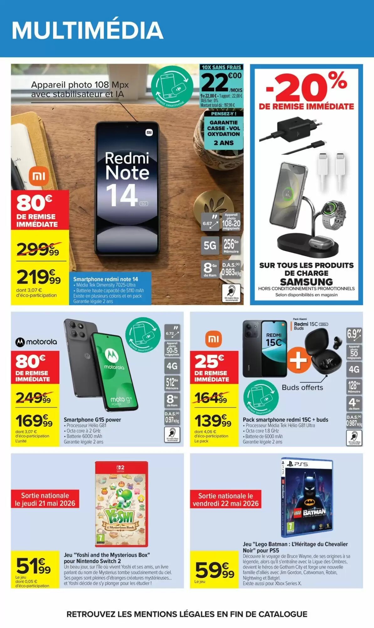 Prospectus promotionnel Carrefour valable à partir du 19/05/2026 - Page 84.