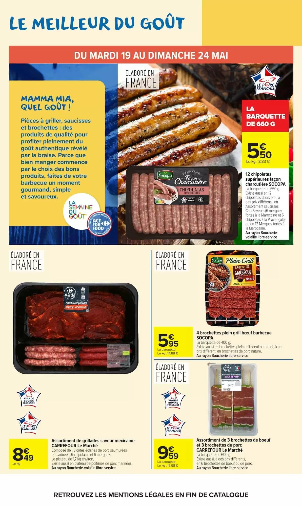 Prospectus promotionnel Carrefour Market valable à partir du 19/05/2026 - Page 6.