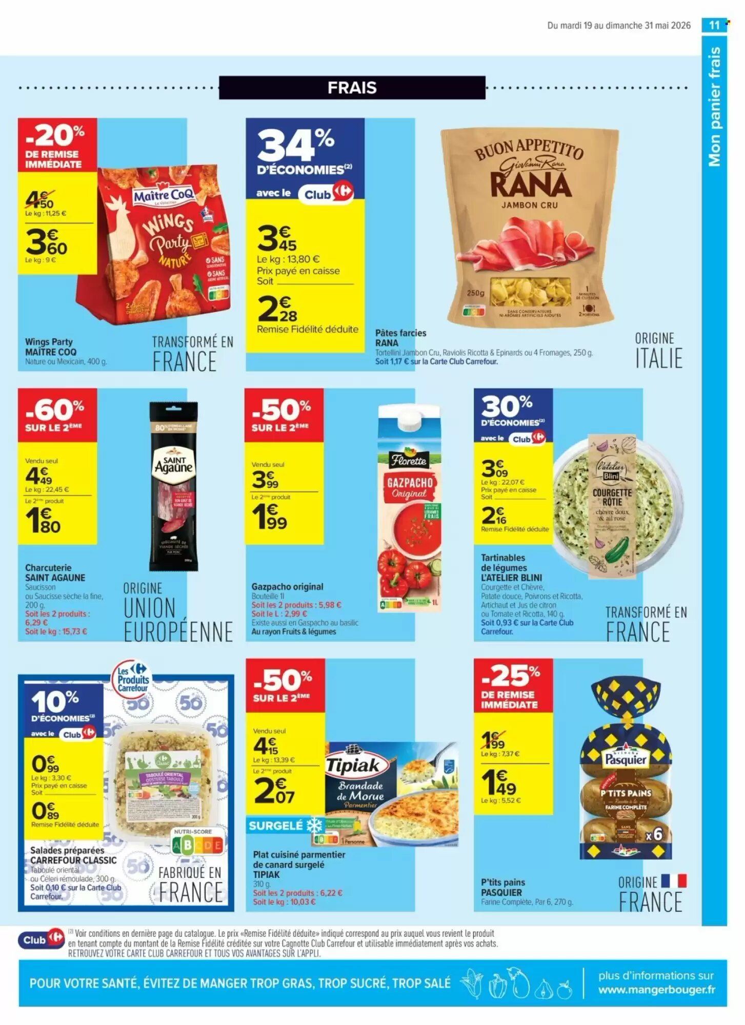 Prospectus promotionnel Carrefour valable à partir du 19/05/2026 - Page 11.