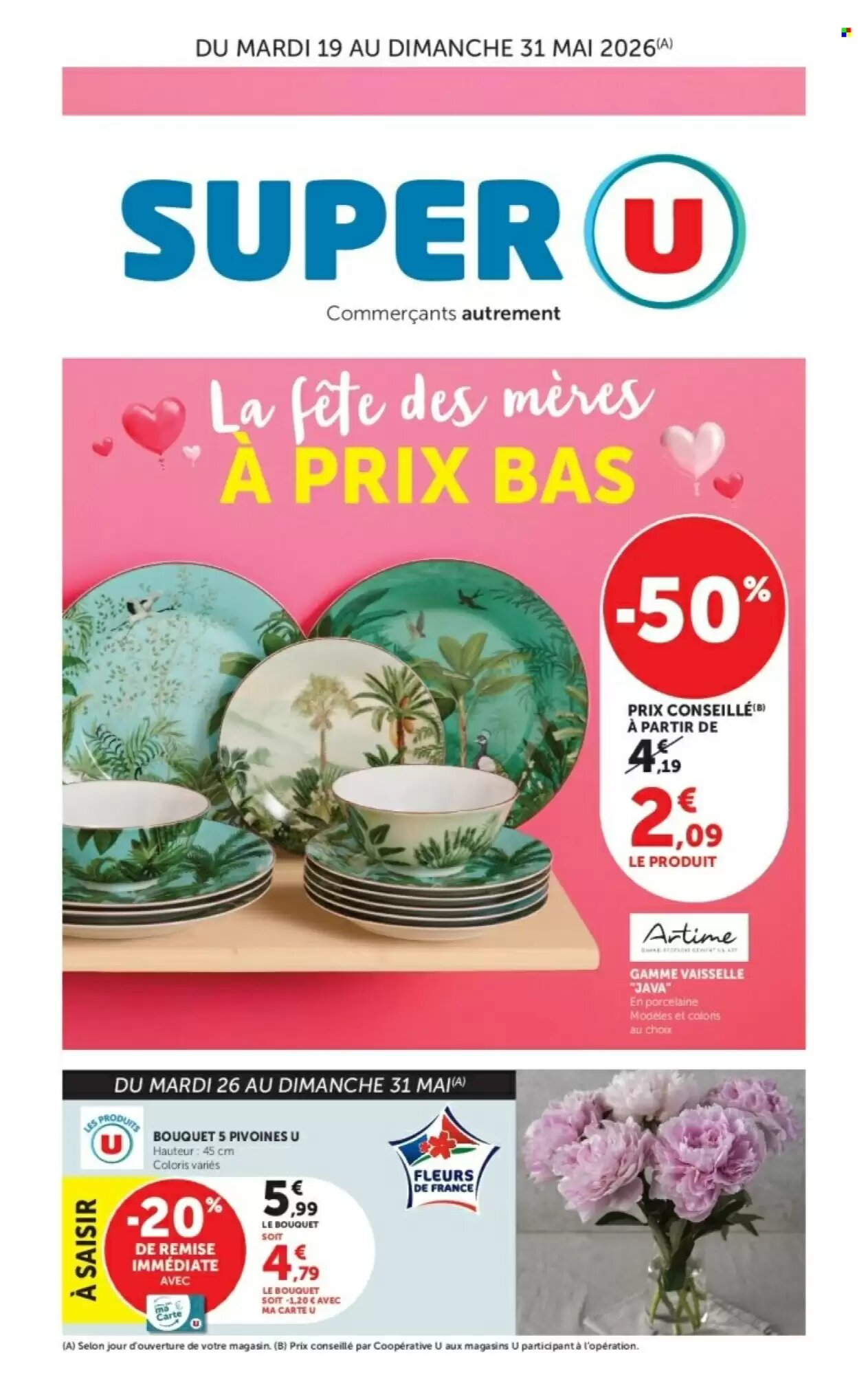 Prospectus promotionnel Super U valable à partir du 19/05/2026 - Page 1.