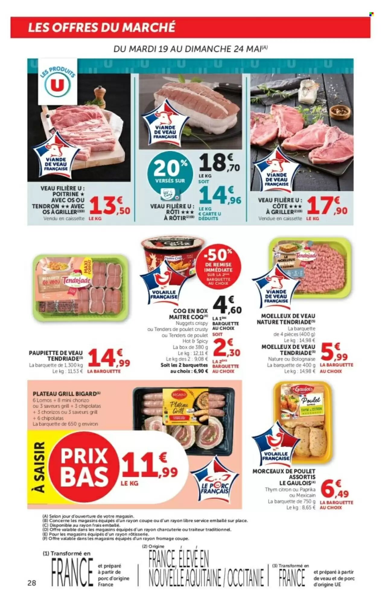 Prospectus promotionnel Super U valable à partir du 19/05/2026 - Page 28.
