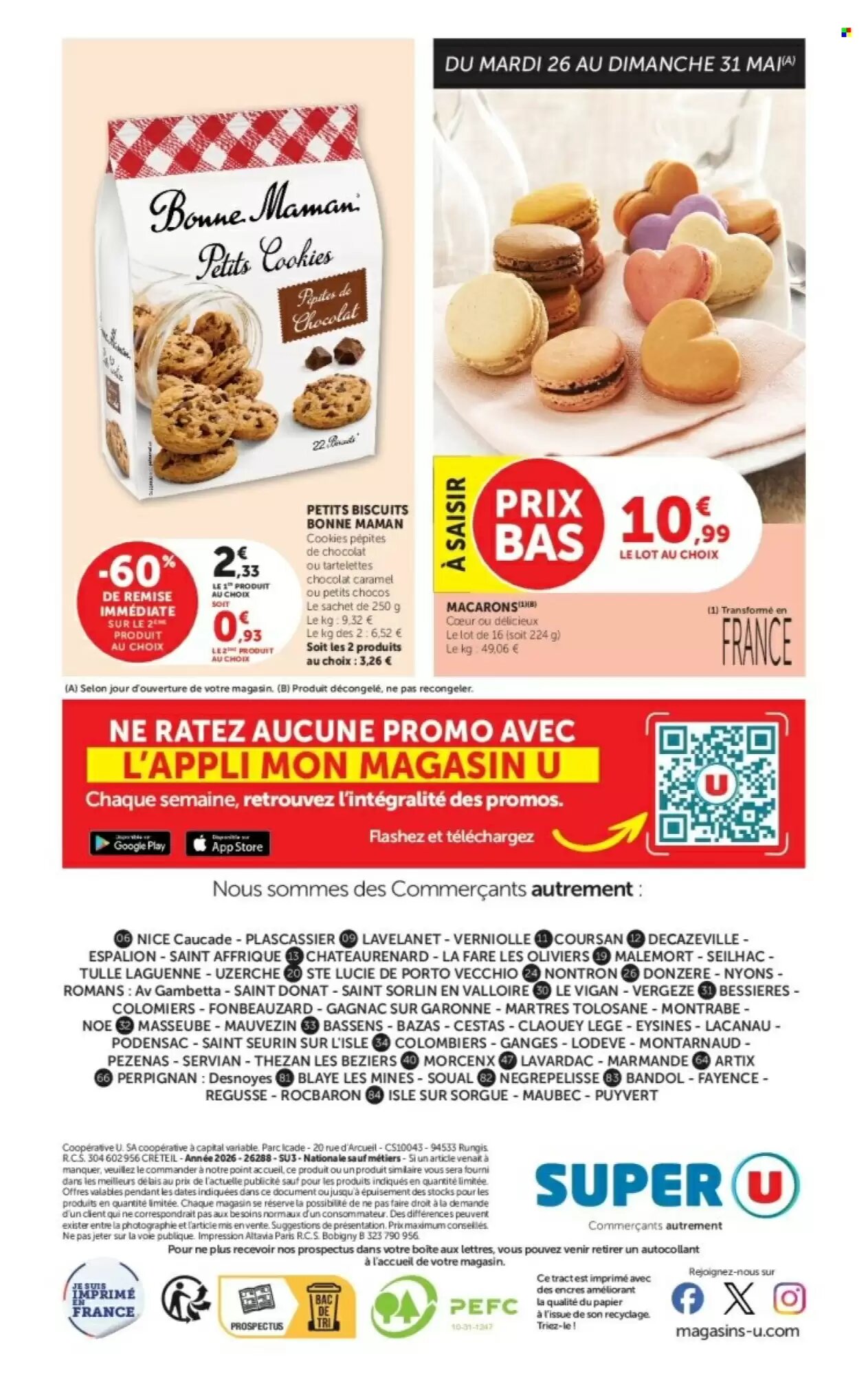 Prospectus promotionnel Super U valable à partir du 19/05/2026 - Page 36.