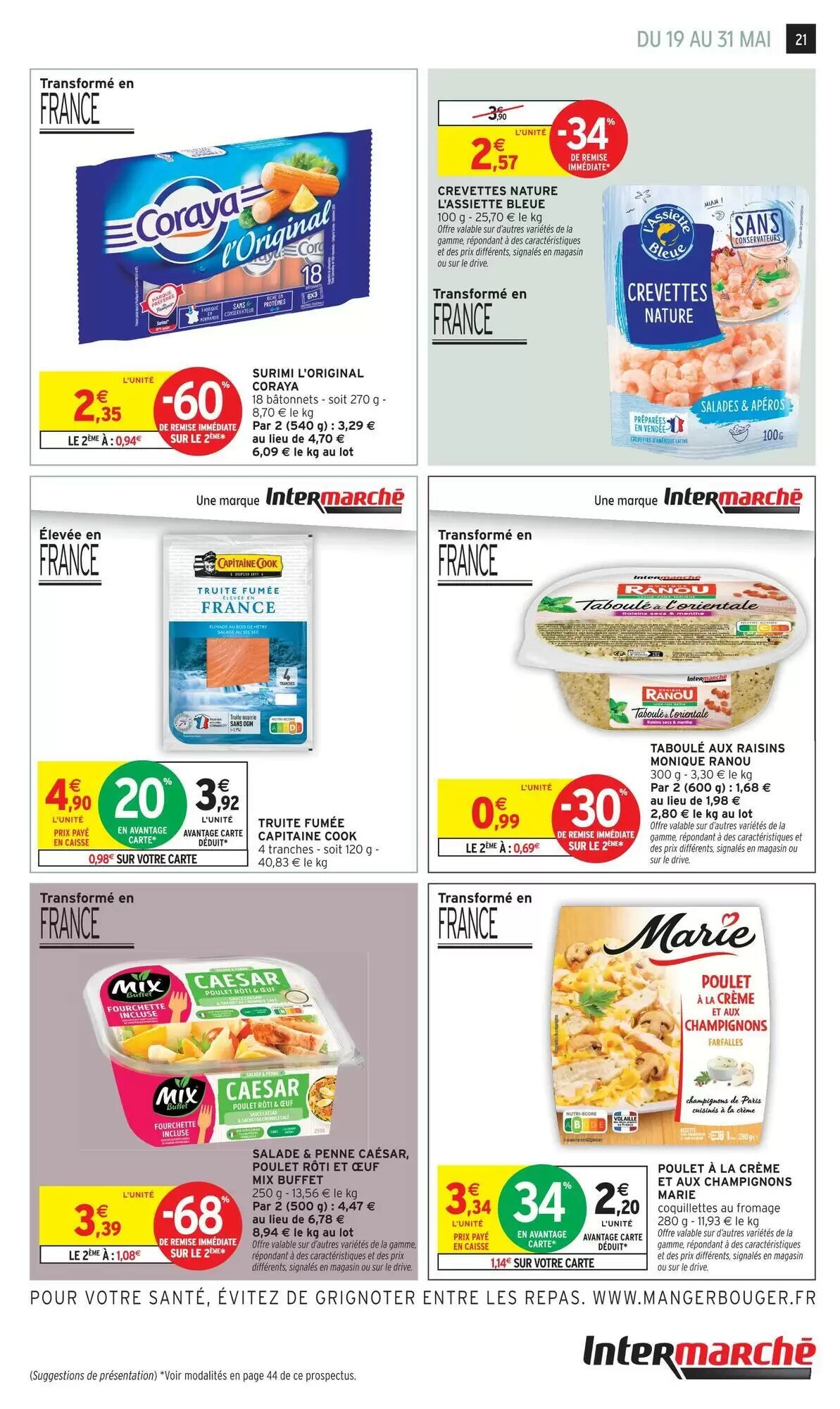 Prospectus promotionnel Intermarché Hyper valable à partir du 19/05/2026 - Page 21.