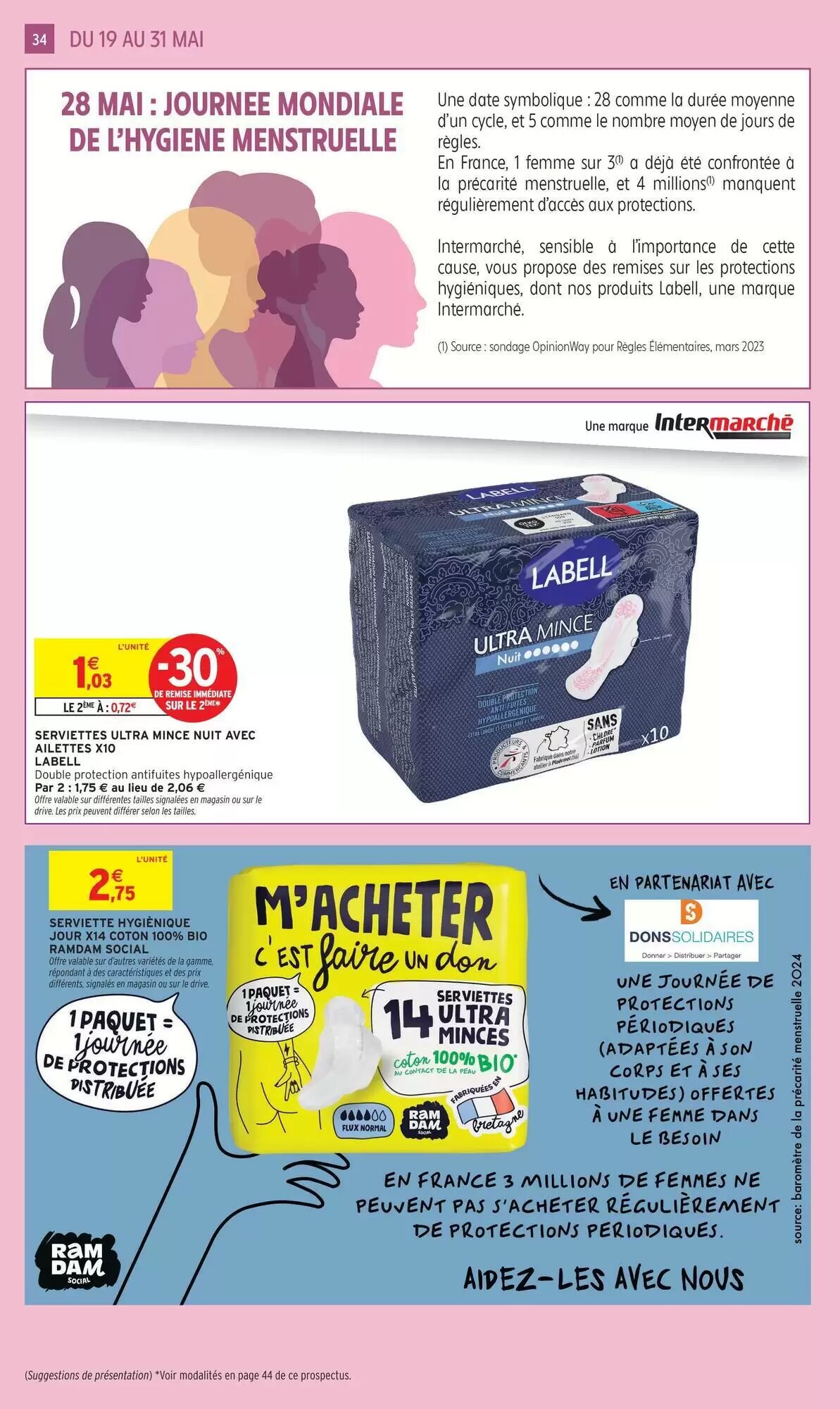 Prospectus promotionnel Intermarché Hyper valable à partir du 19/05/2026 - Page 34.