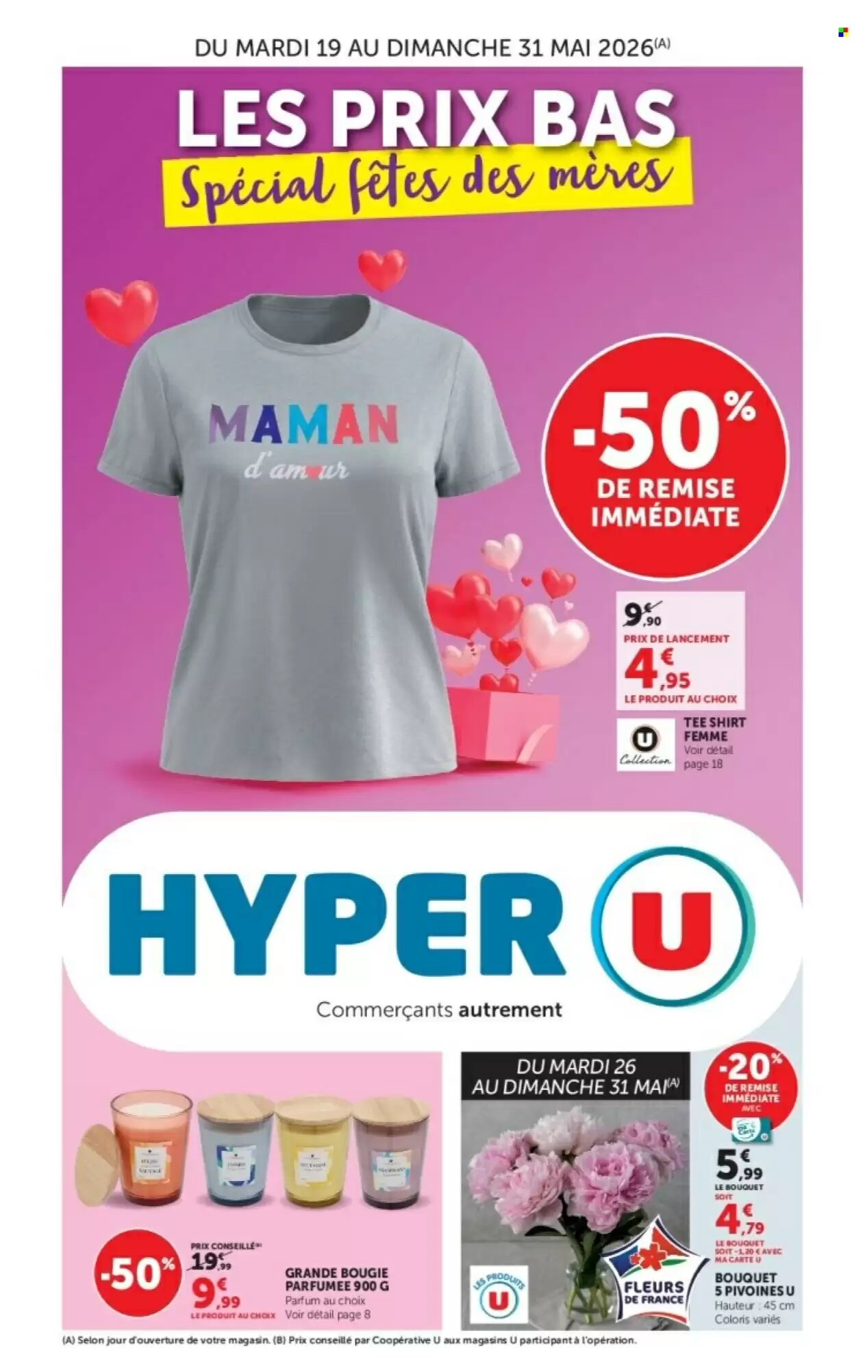Prospectus promotionnel Hyper U valable à partir du 19/05/2026 - Page 1.