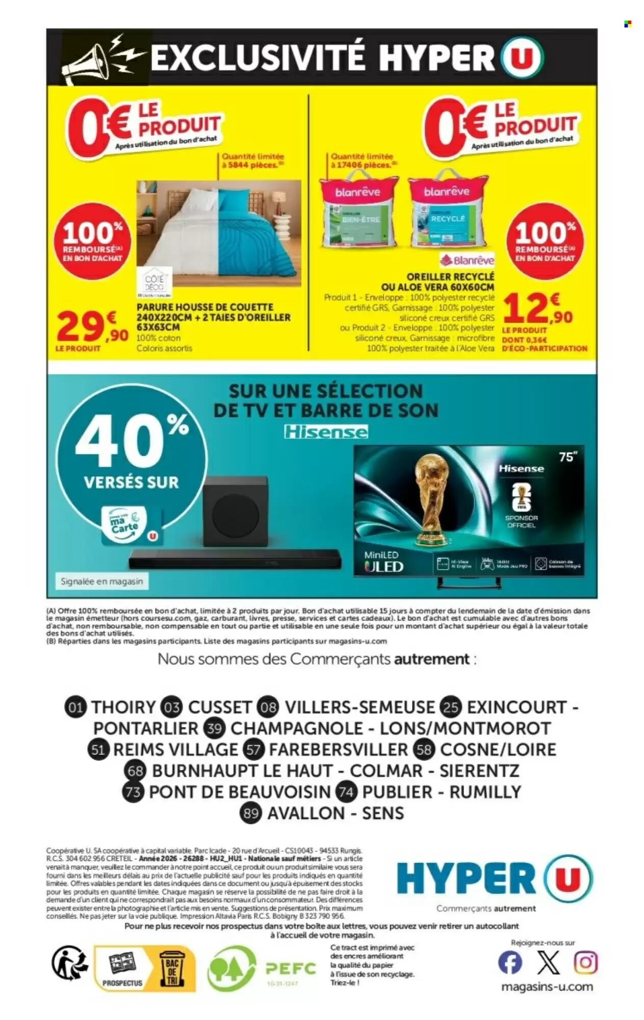 Prospectus promotionnel Hyper U valable à partir du 19/05/2026 - Page 44.