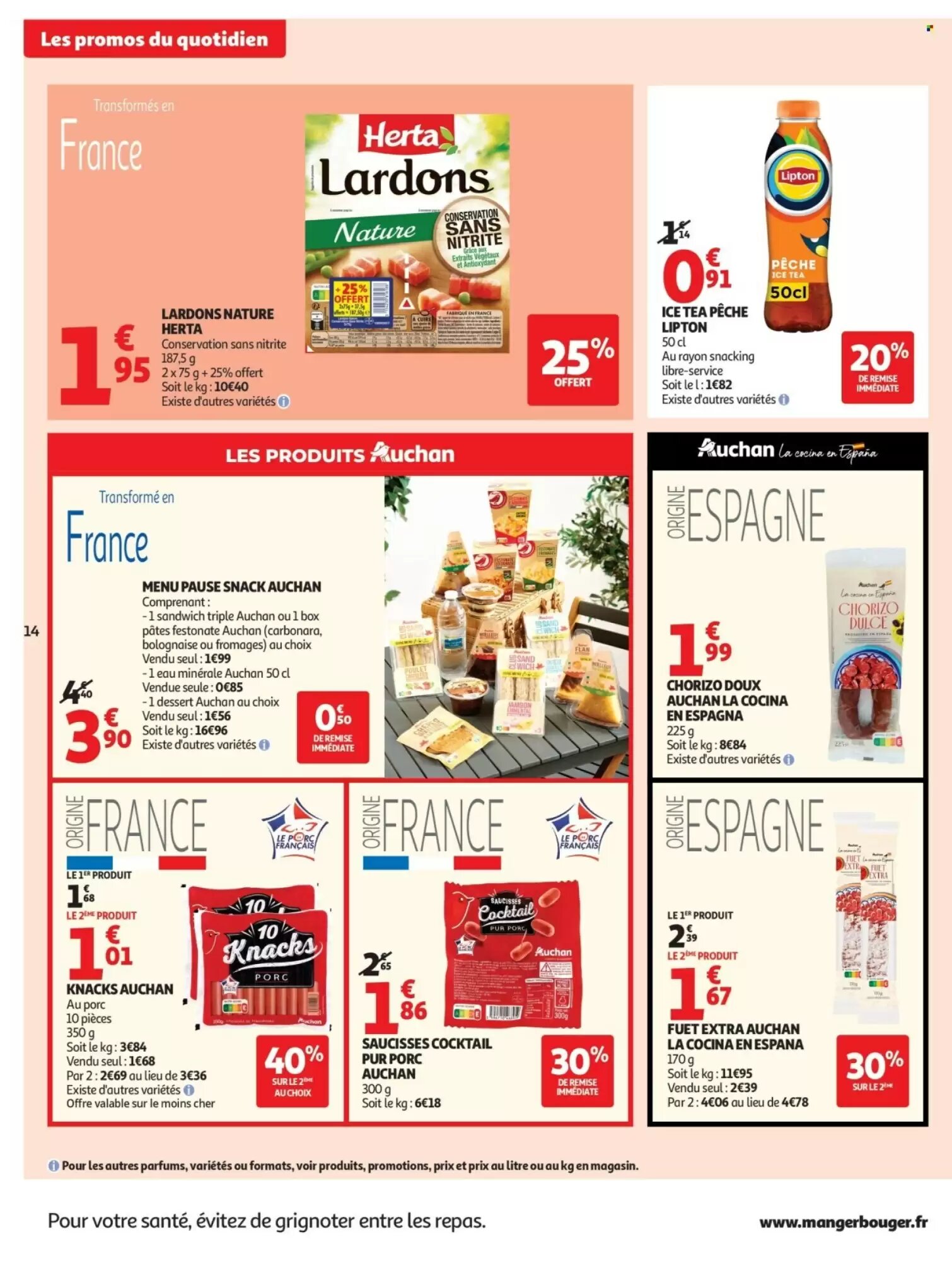 Prospectus promotionnel Auchan valable à partir du 19/05/2026 - Page 14.