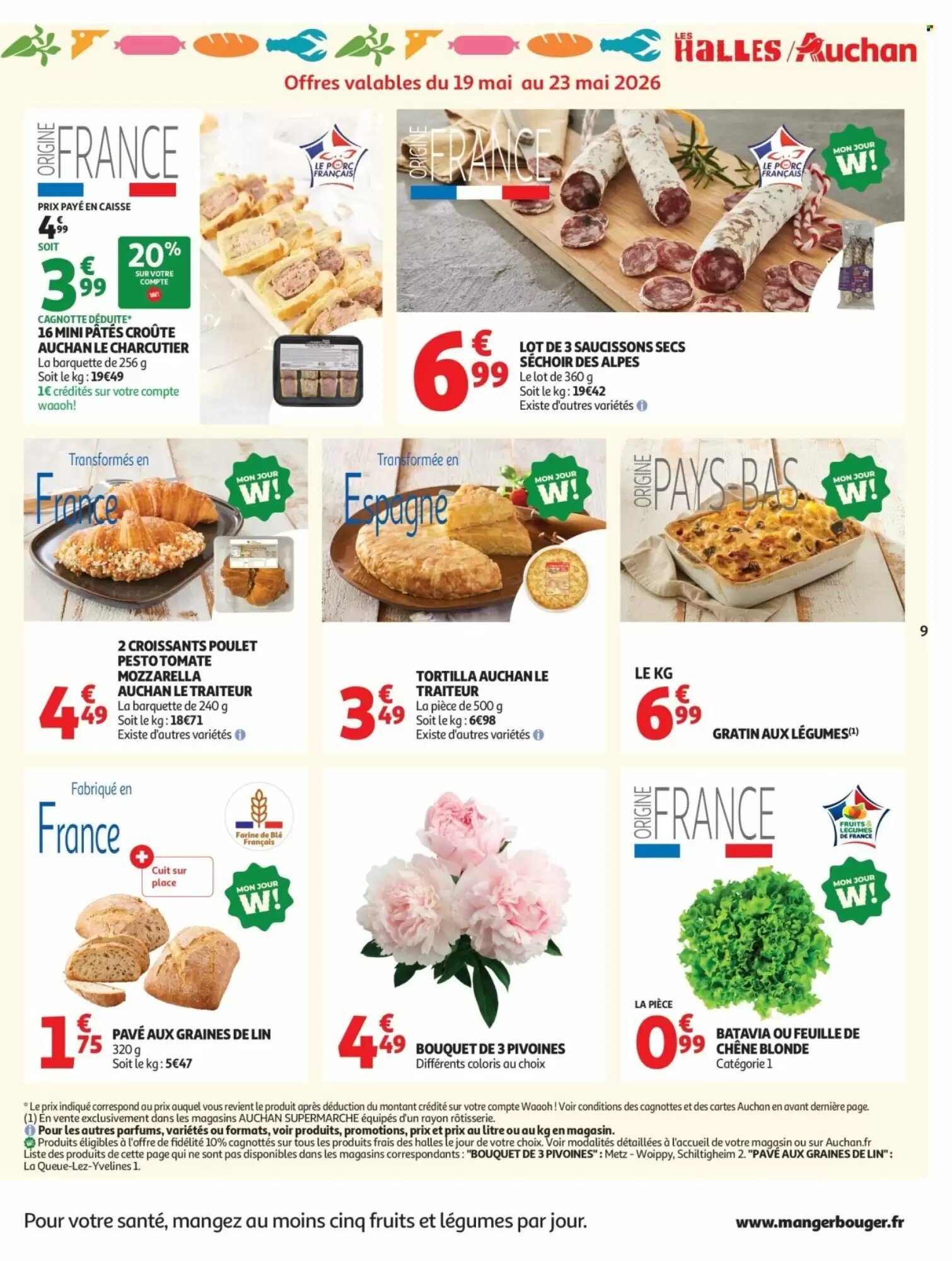 Prospectus promotionnel Auchan valable à partir du 19/05/2026 - Page 9.