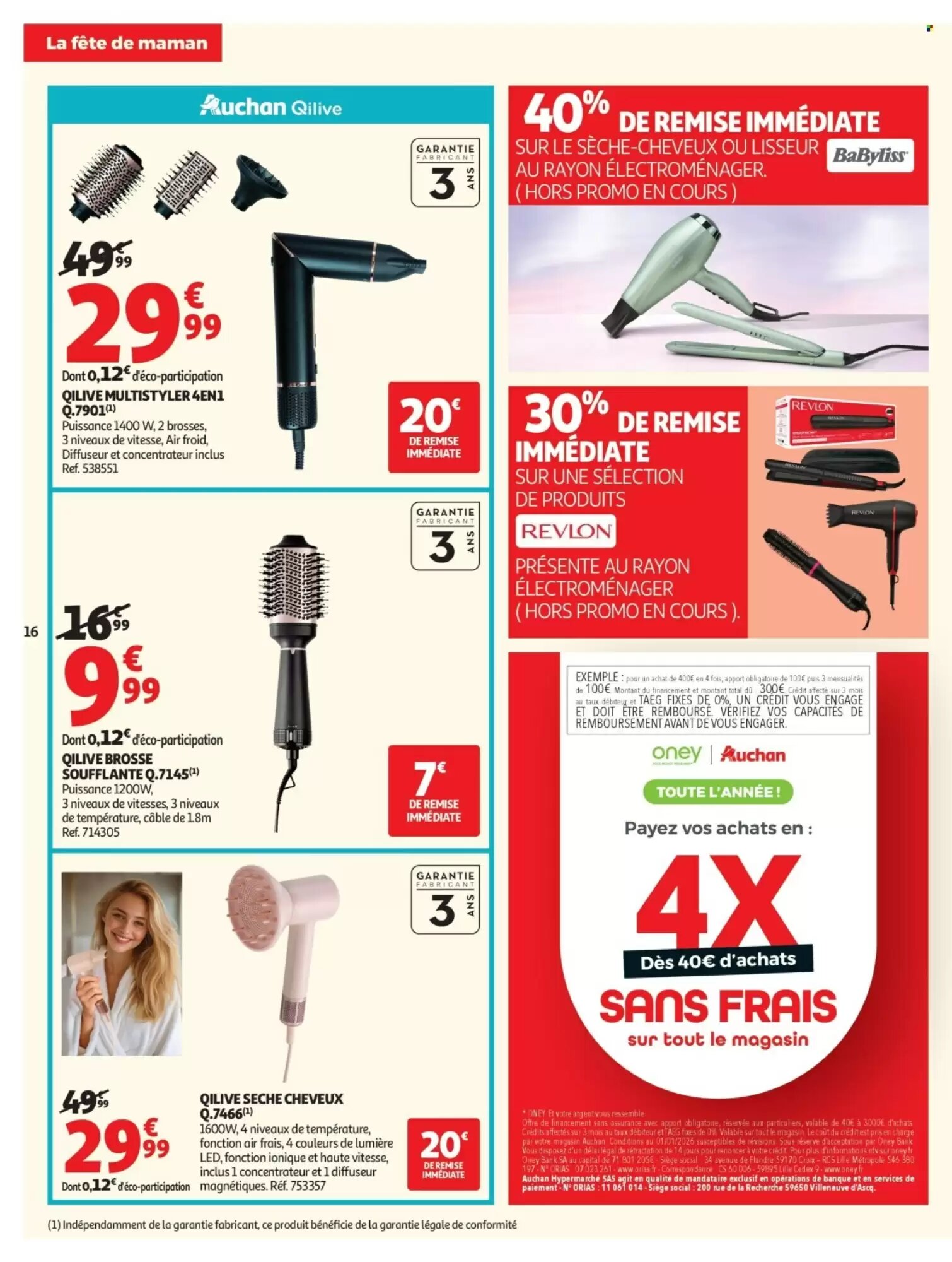 Prospectus promotionnel Auchan valable à partir du 19/05/2026 - Page 16.