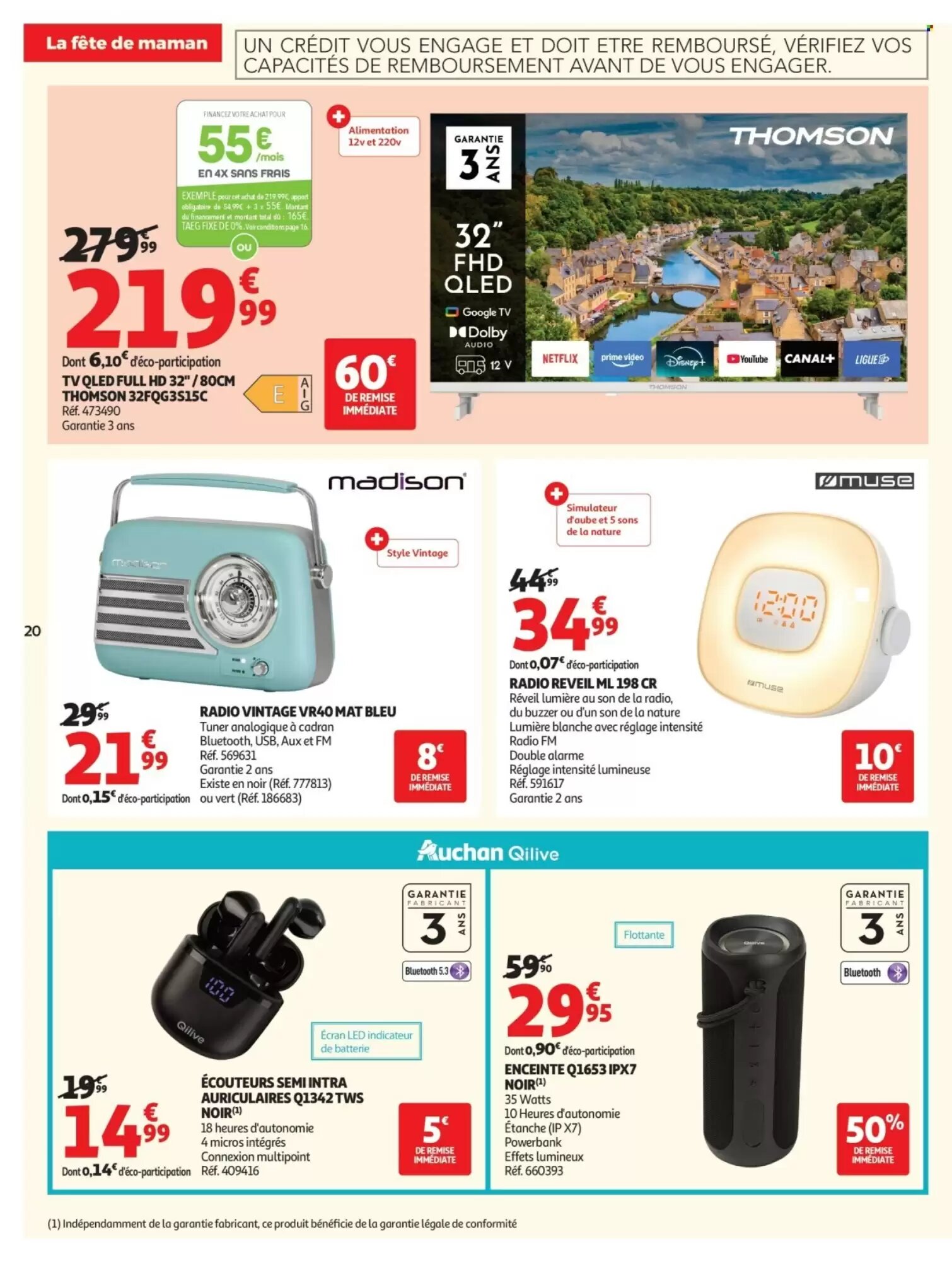 Prospectus promotionnel Auchan valable à partir du 19/05/2026 - Page 20.