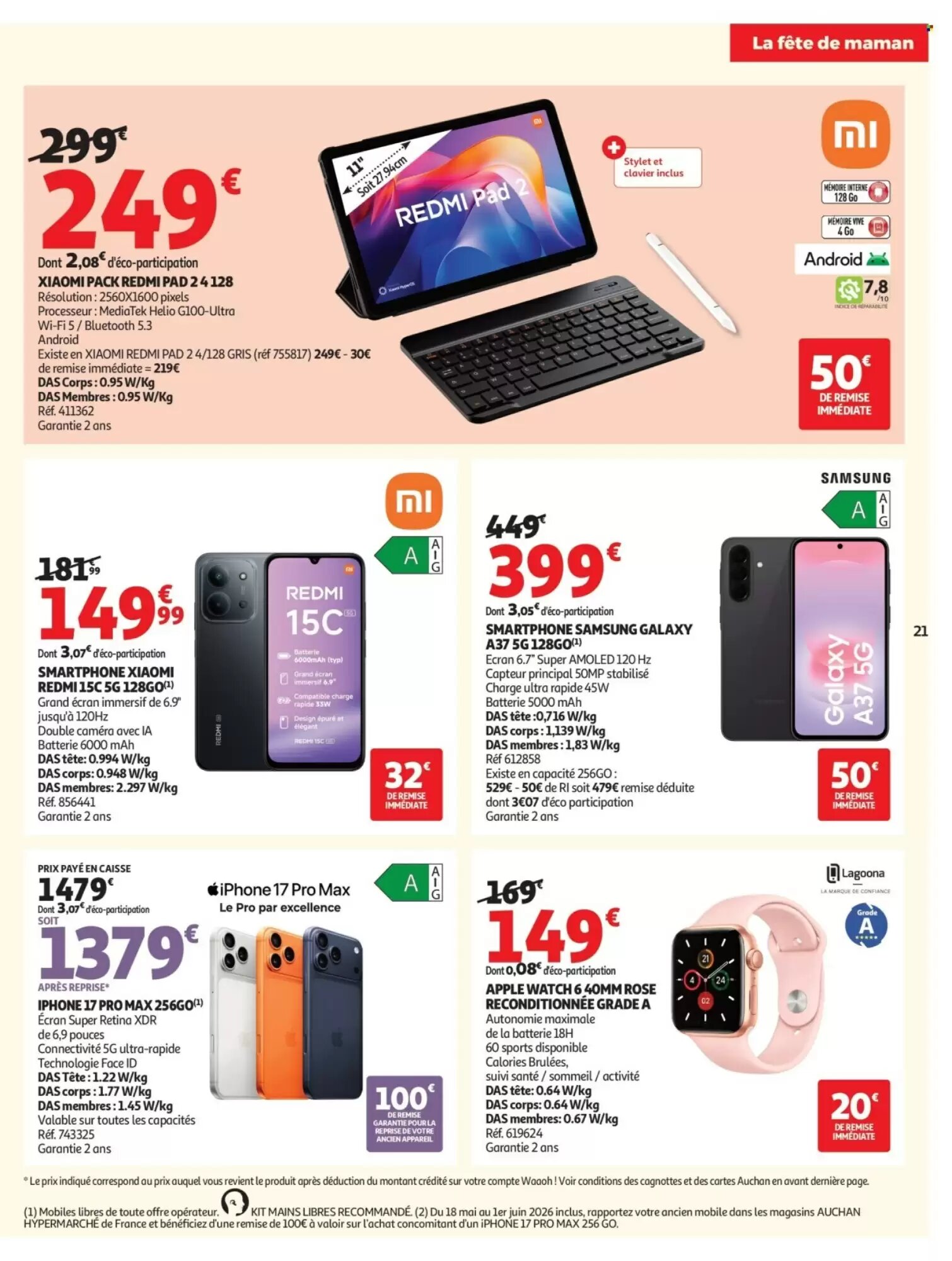 Prospectus promotionnel Auchan valable à partir du 19/05/2026 - Page 21.