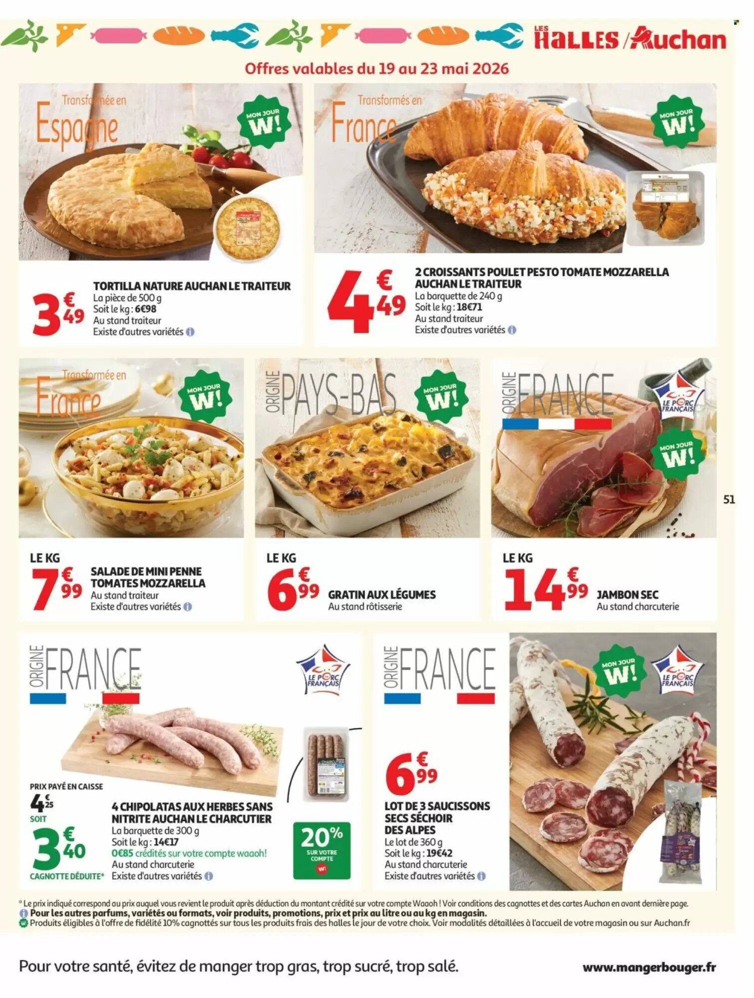 Prospectus promotionnel Auchan valable à partir du 19/05/2026 - Page 52.