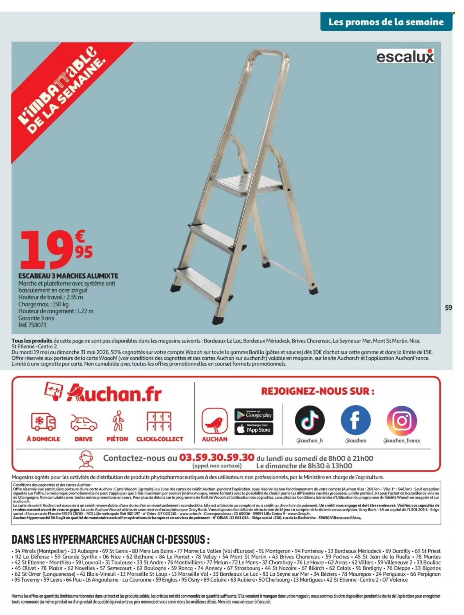 Prospectus promotionnel Auchan valable à partir du 19/05/2026 - Page 61.