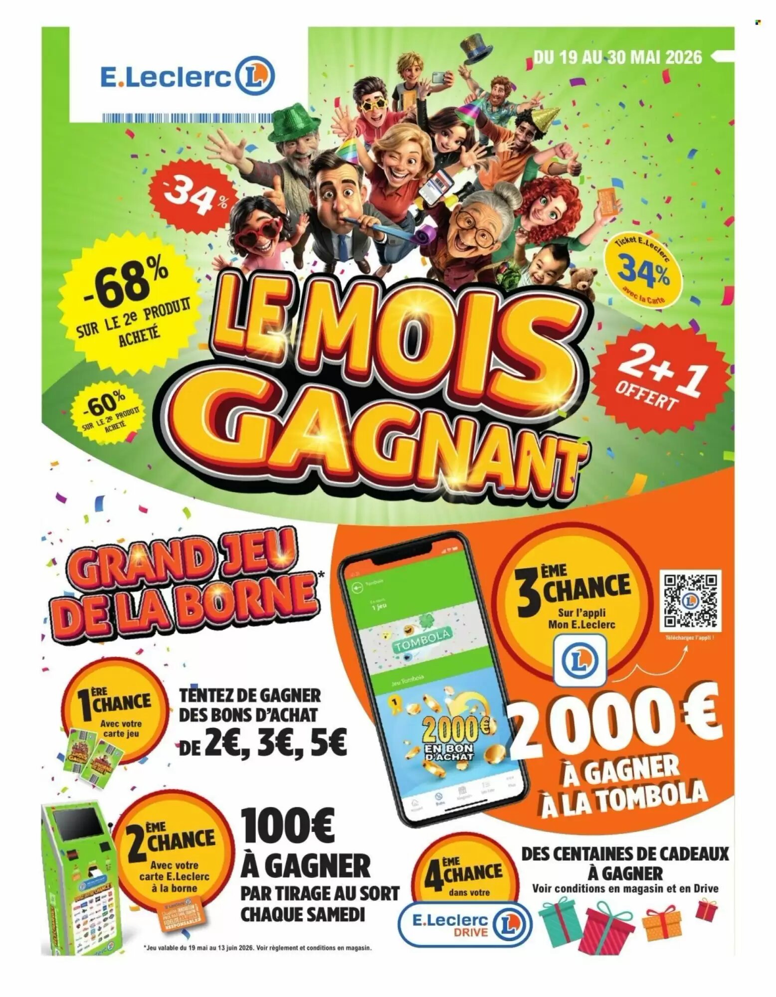 Prospectus promotionnel E.Leclerc valable à partir du 19/05/2026 - Page 1.