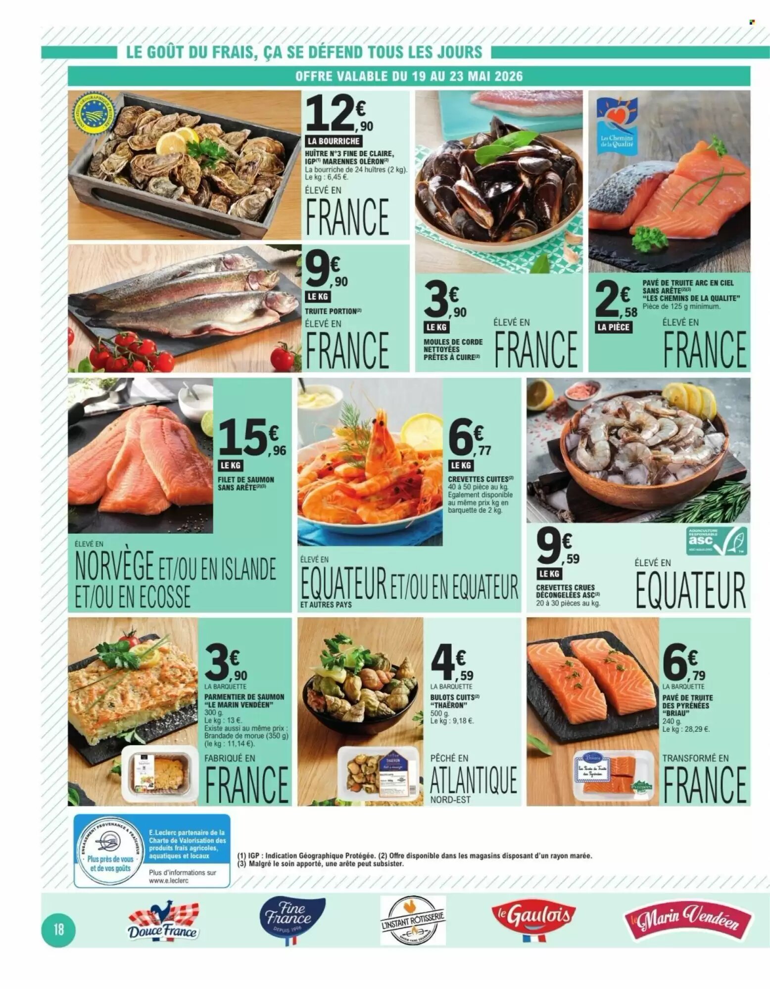 Prospectus promotionnel E.Leclerc valable à partir du 19/05/2026 - Page 18.