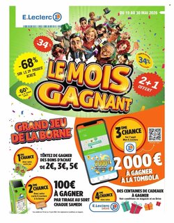 Prospectus promotionnel E.Leclerc valable à partir du 19/05/2026