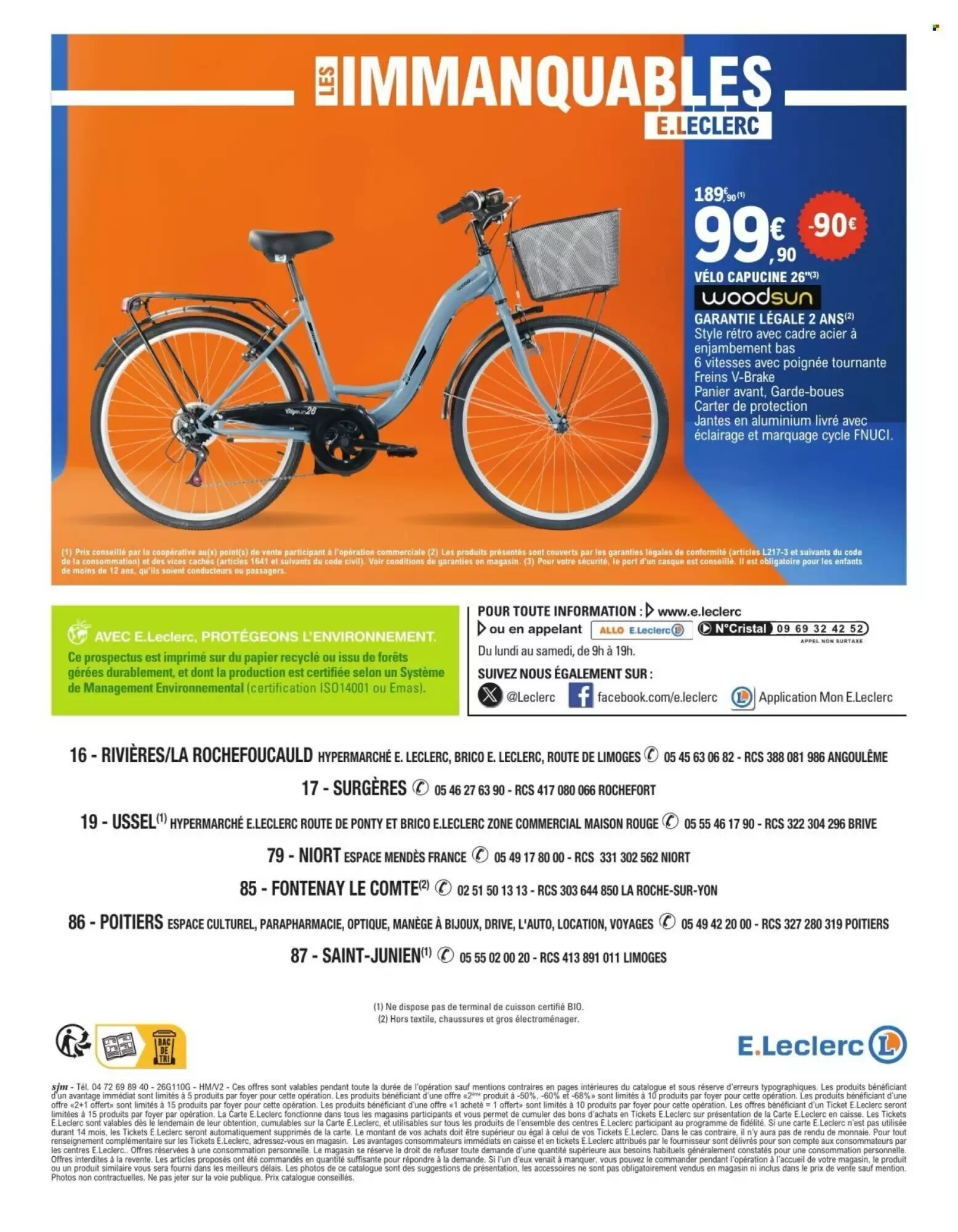 Prospectus promotionnel E.Leclerc valable à partir du 19/05/2026 - Page 72.