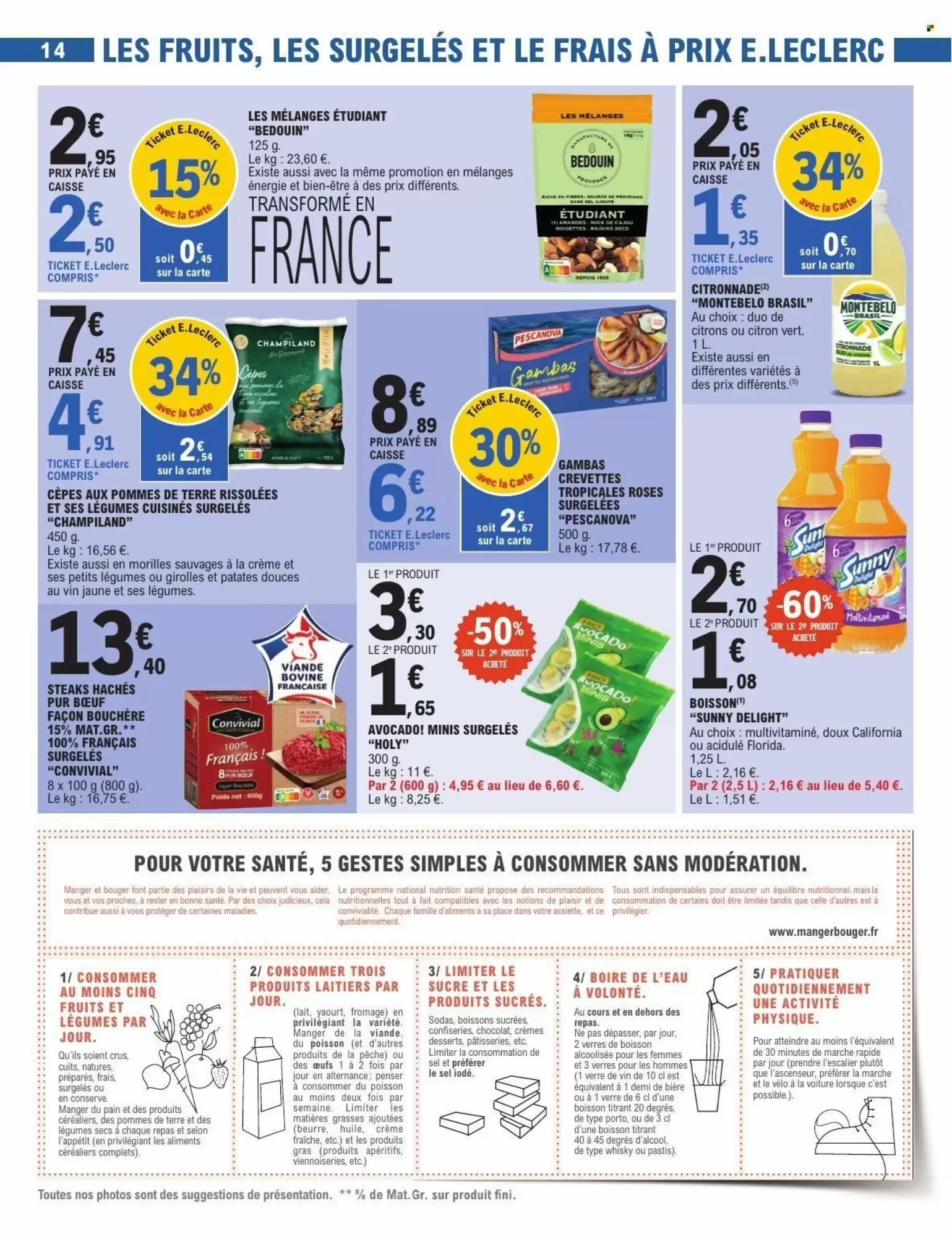 Prospectus promotionnel E.Leclerc valable à partir du 19/05/2026 - Page 14.