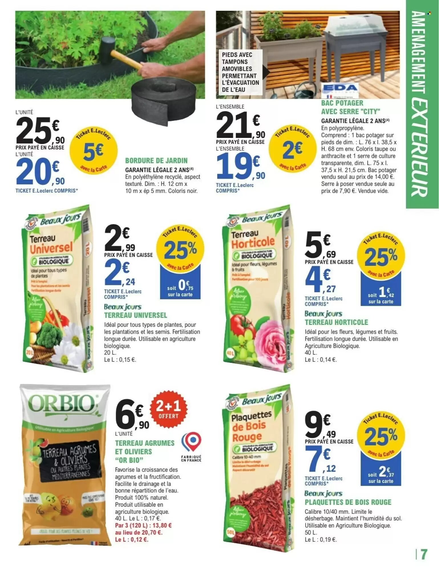 Prospectus promotionnel E.Leclerc Jardi valable à partir du 19/05/2026 - Page 7.