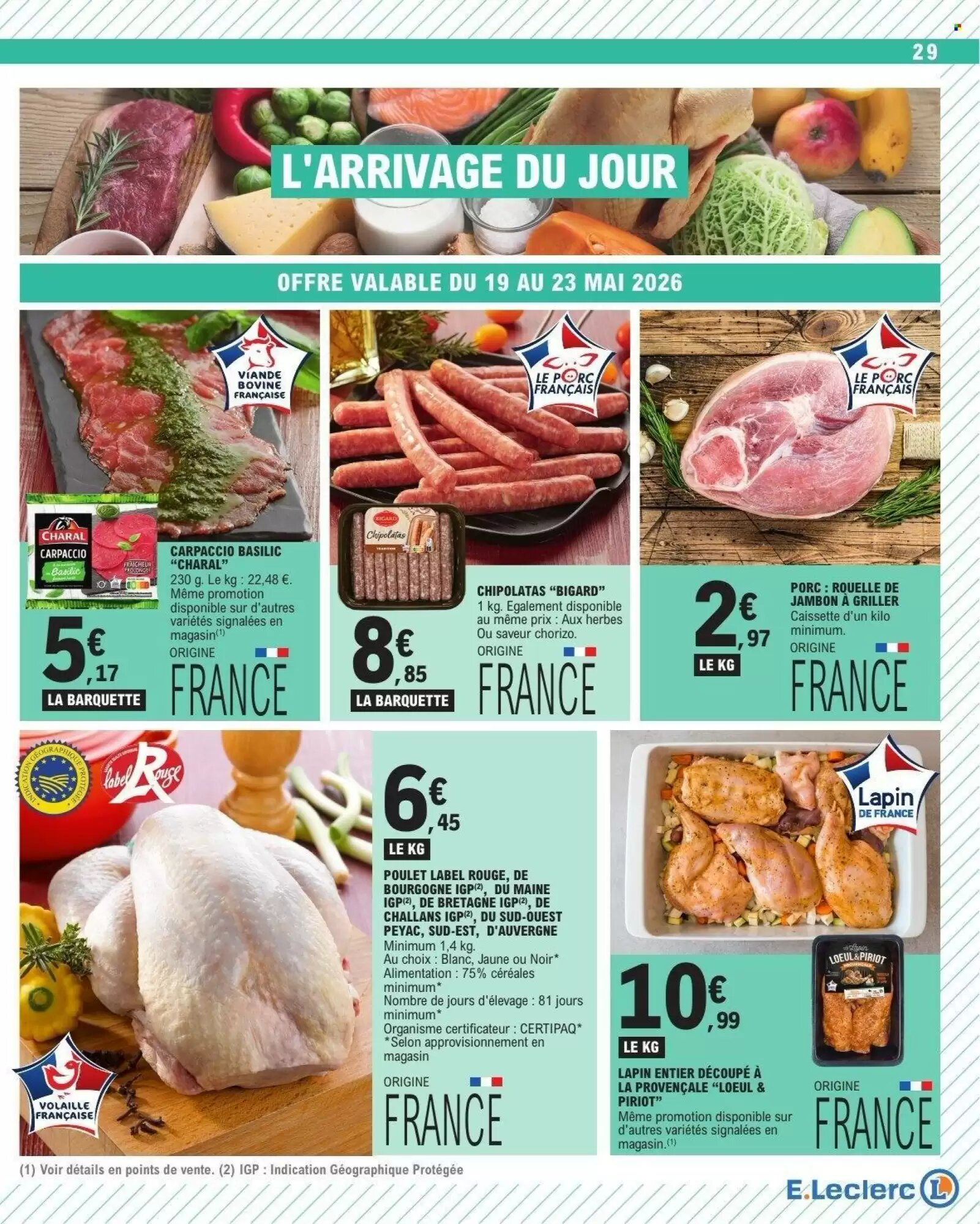 Prospectus promotionnel E.Leclerc valable à partir du 19/05/2026 - Page 29.