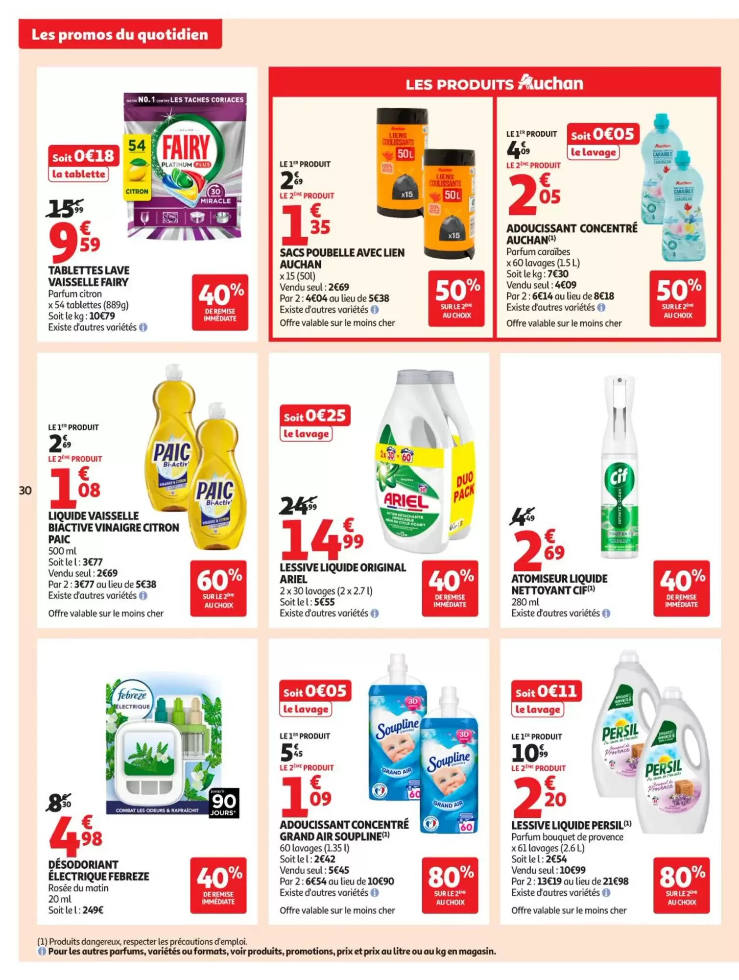 Prospectus promotionnel Auchan valable à partir du 19/05/2026 - Page 30.