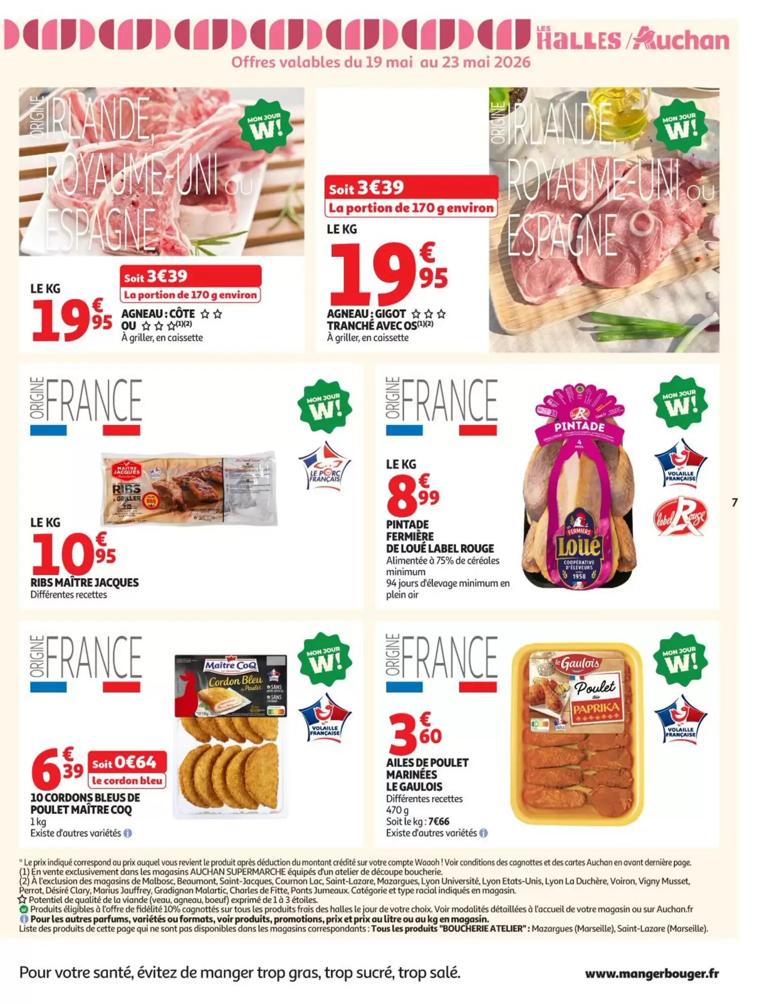 Prospectus promotionnel Auchan valable à partir du 19/05/2026 - Page 7.
