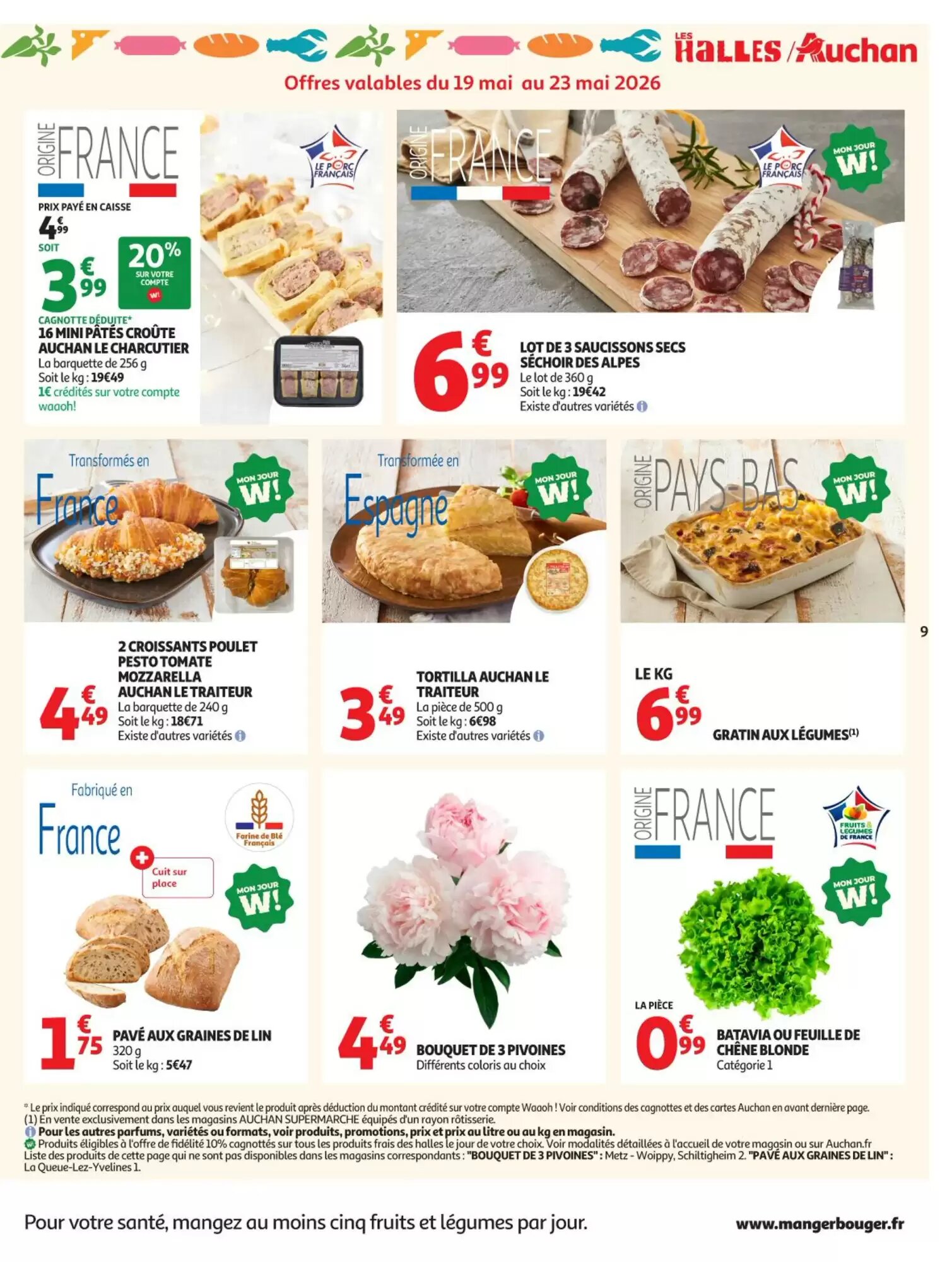 Prospectus promotionnel Auchan valable à partir du 19/05/2026 - Page 9.