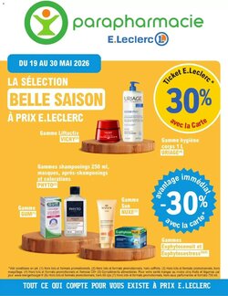 Prospectus promotionnel E.Leclerc Parapharmacie valable à partir du 19/05/2026