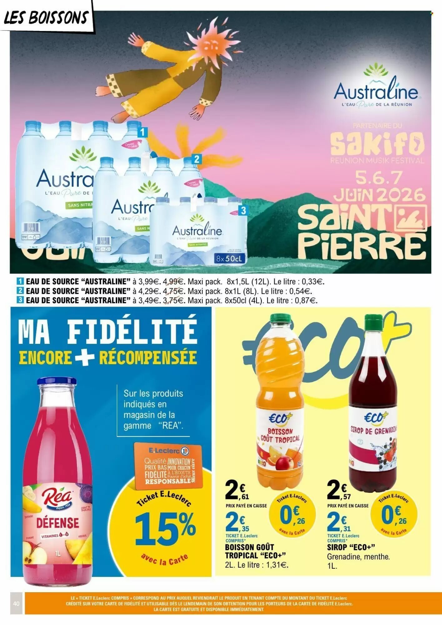Prospectus promotionnel E.Leclerc valable à partir du 19/05/2026 - Page 40.