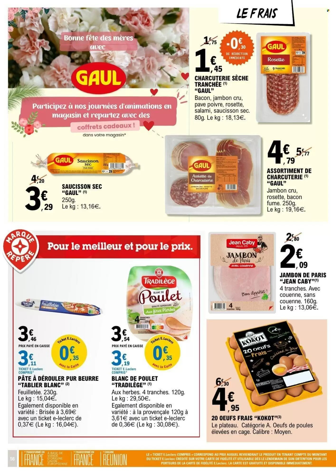 Prospectus promotionnel E.Leclerc valable à partir du 19/05/2026 - Page 56.