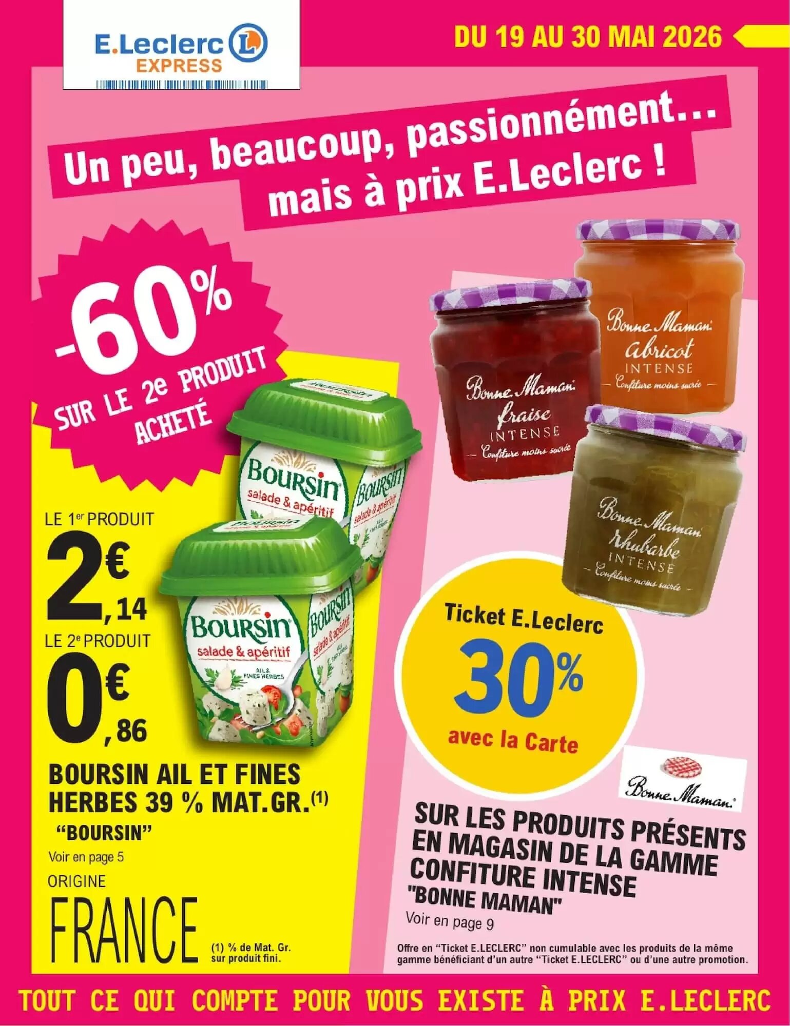 Prospectus promotionnel E.Leclerc valable à partir du 19/05/2026 - Page 1.