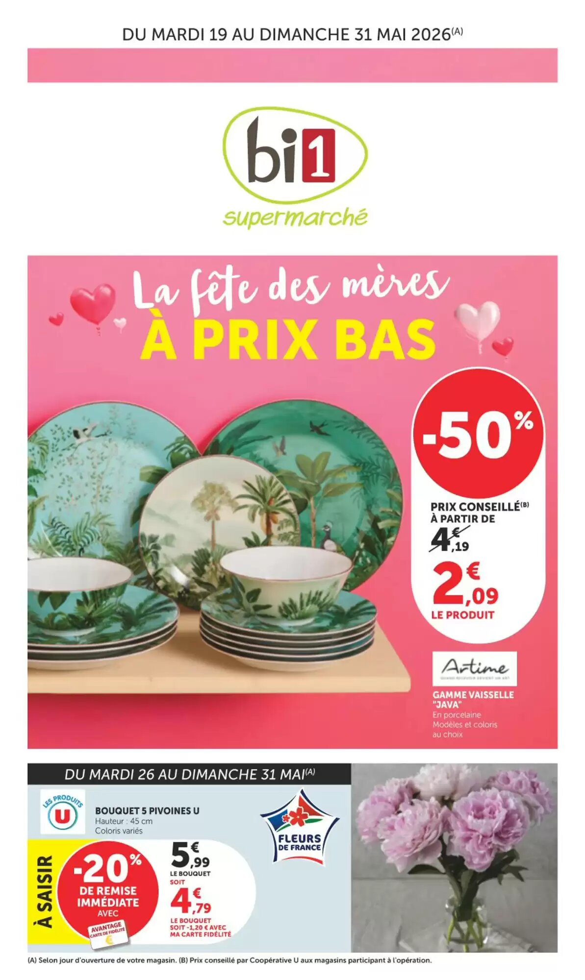 Prospectus promotionnel Bi1 valable à partir du 19/05/2026 - Page 1.