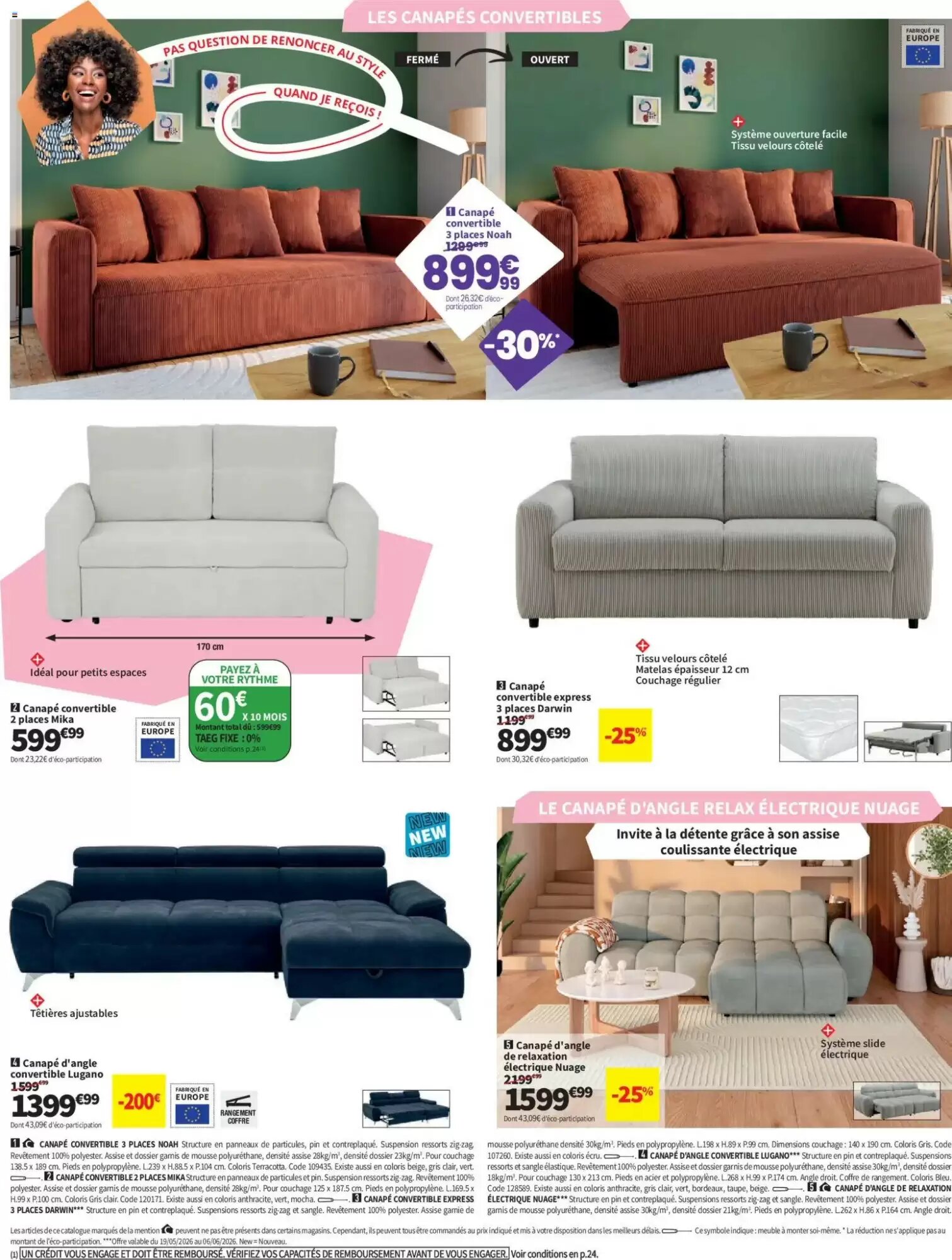 Prospectus promotionnel Conforama valable à partir du 19/05/2026 - Page 6.